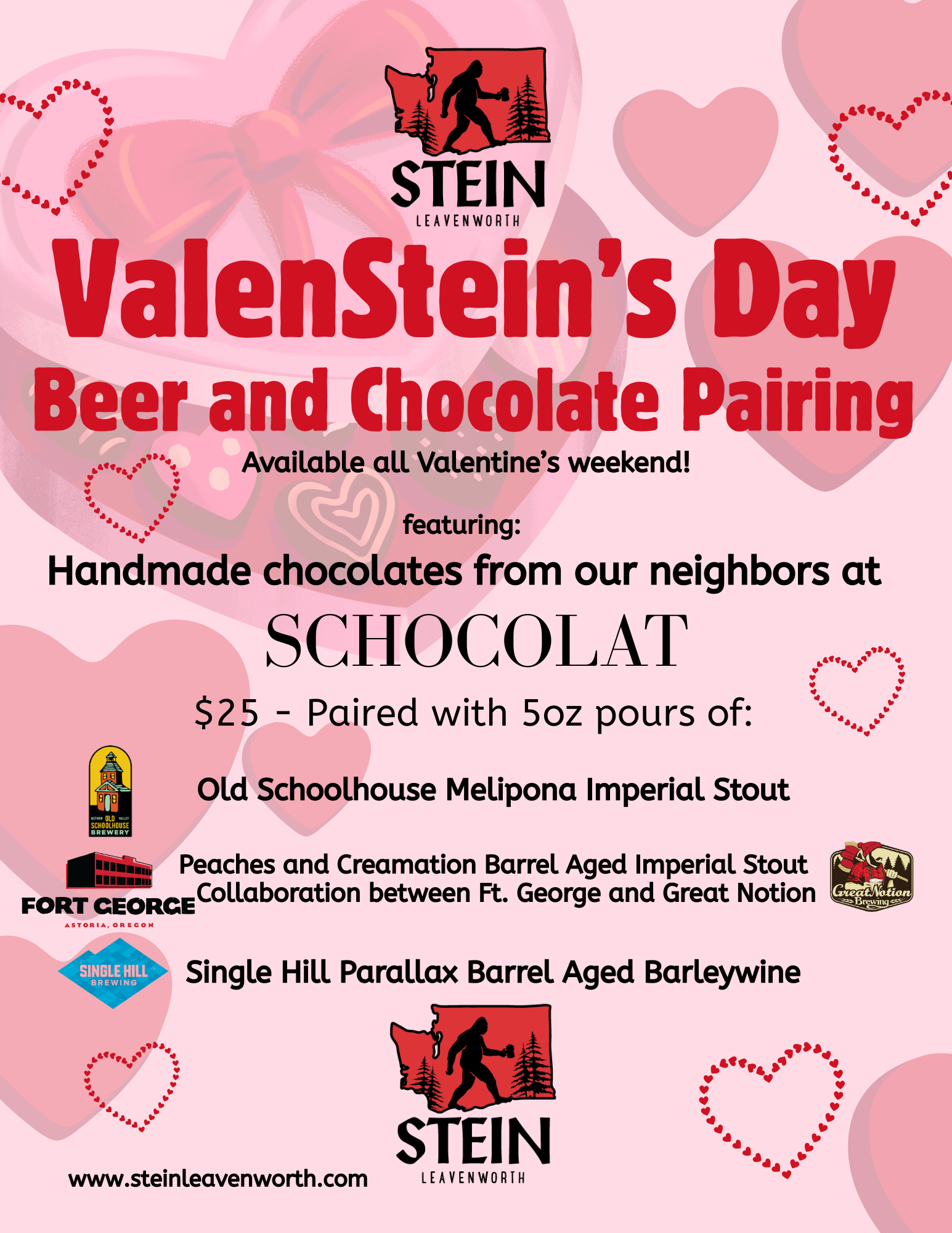 ValenStein's Day Chocolate & Beer Pairing