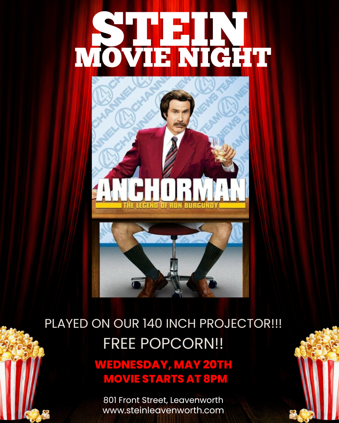 Movie Night Featuring Anchorman