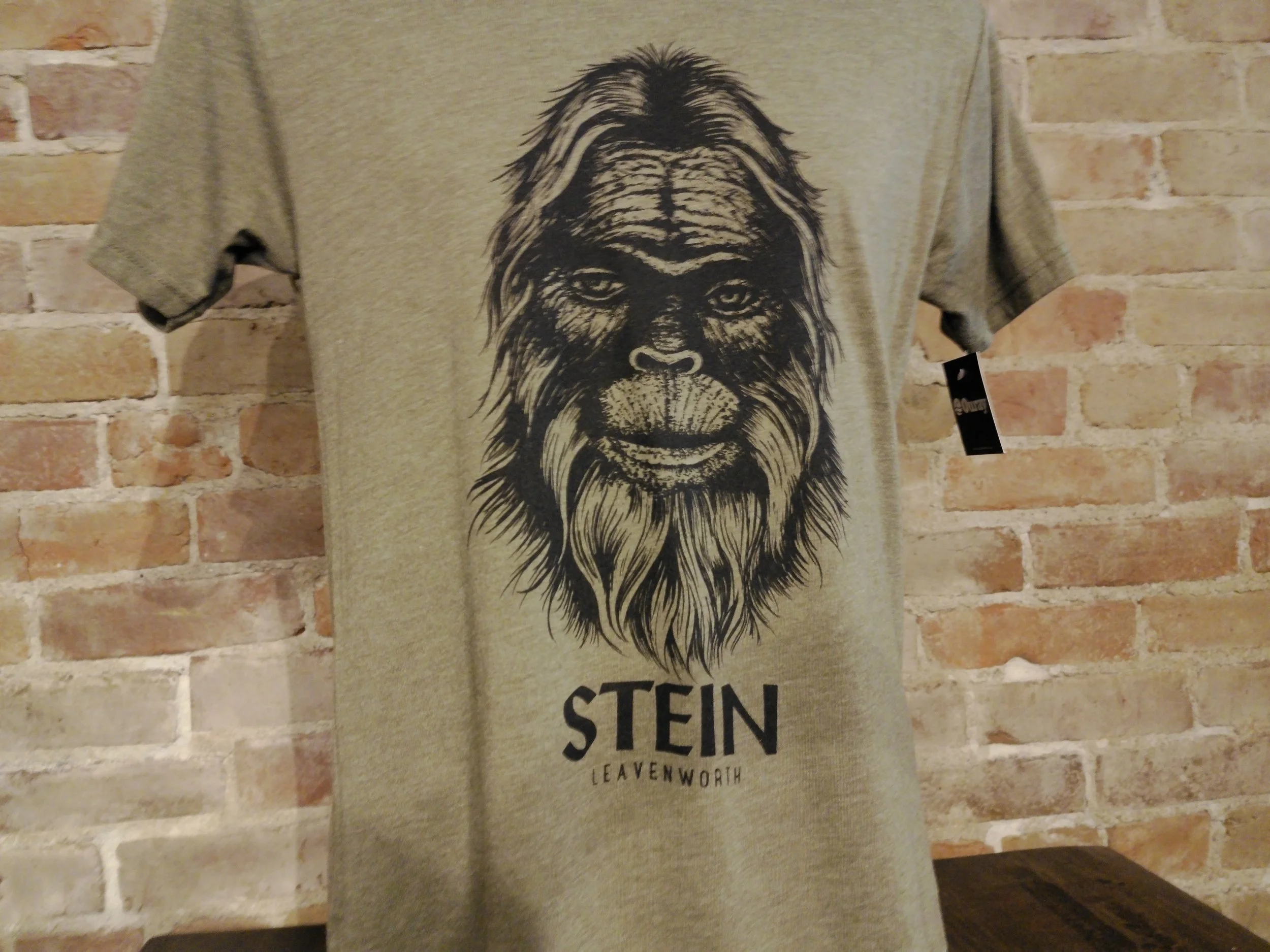 Green Squatch Face Tee