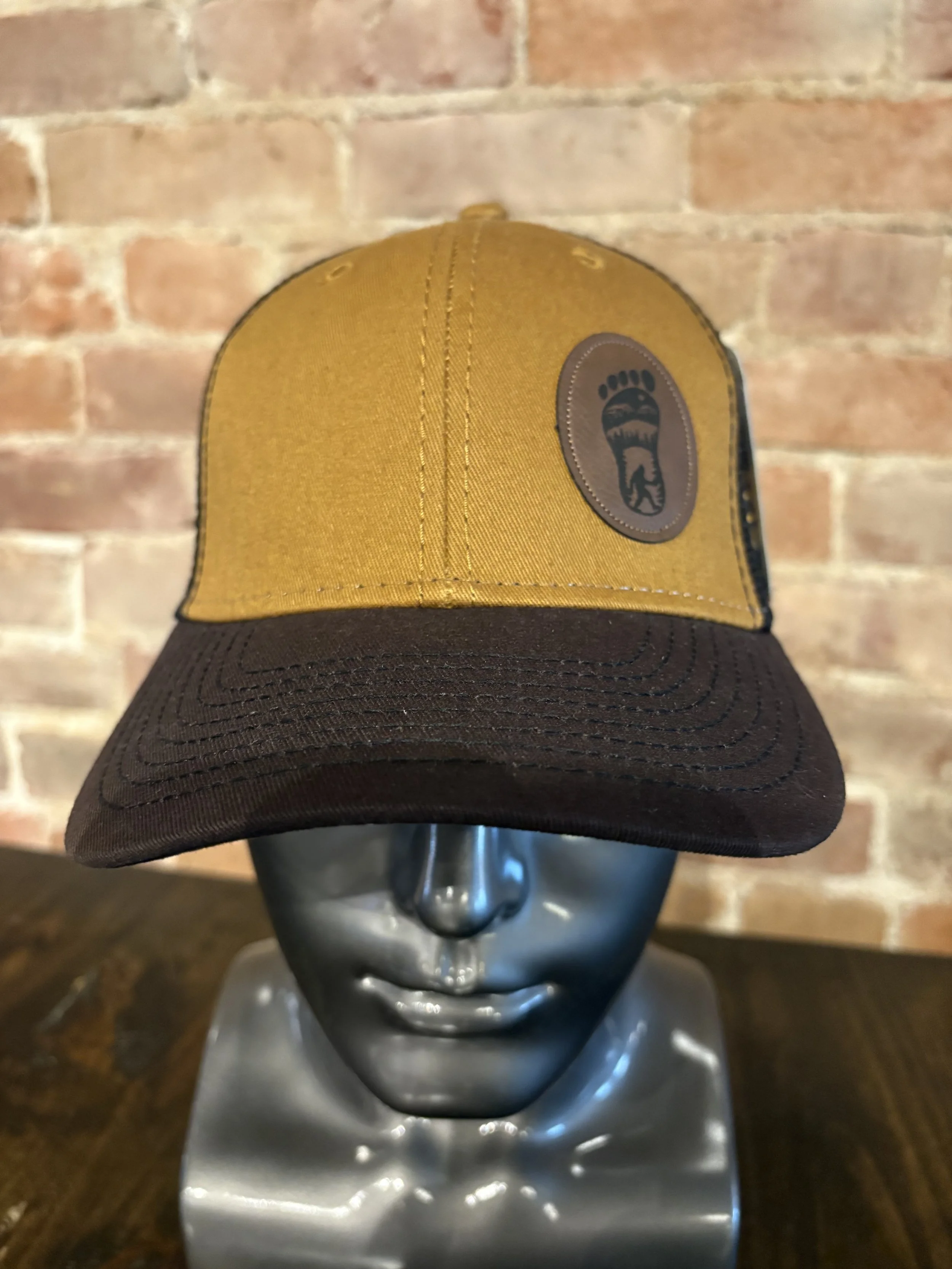 Brown Foot Patch Hat.jpeg