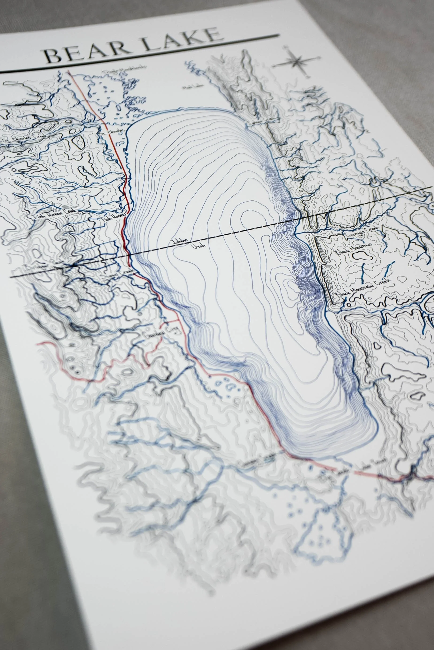 Bear Lake Map — Peak Elevation Media