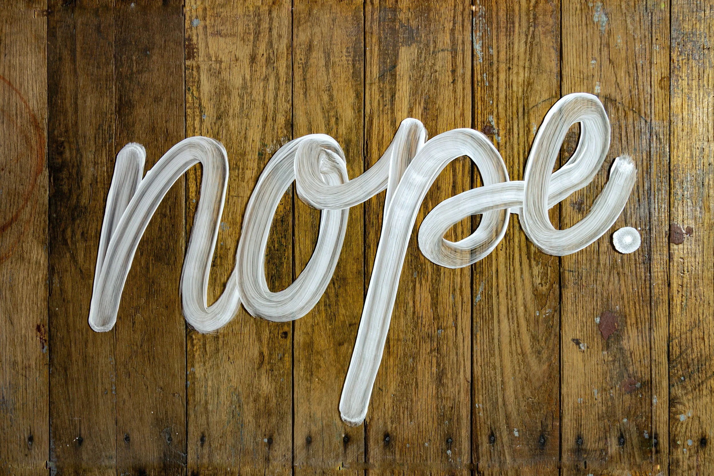 The Power of Saying No