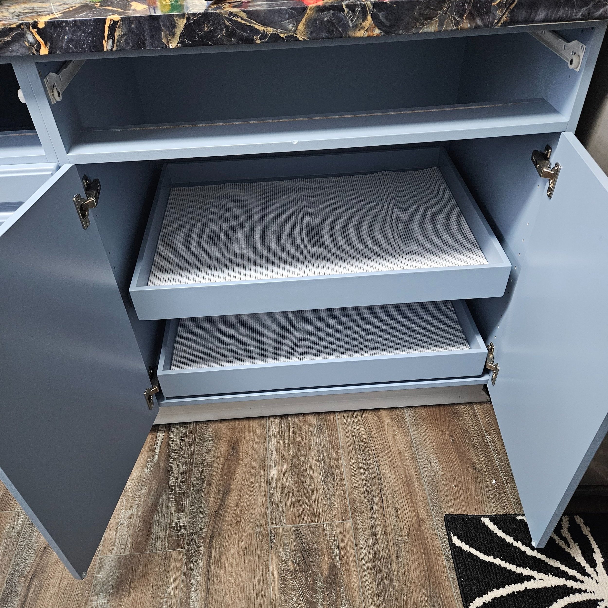 custom drawers, custom shelves, cabinet painting