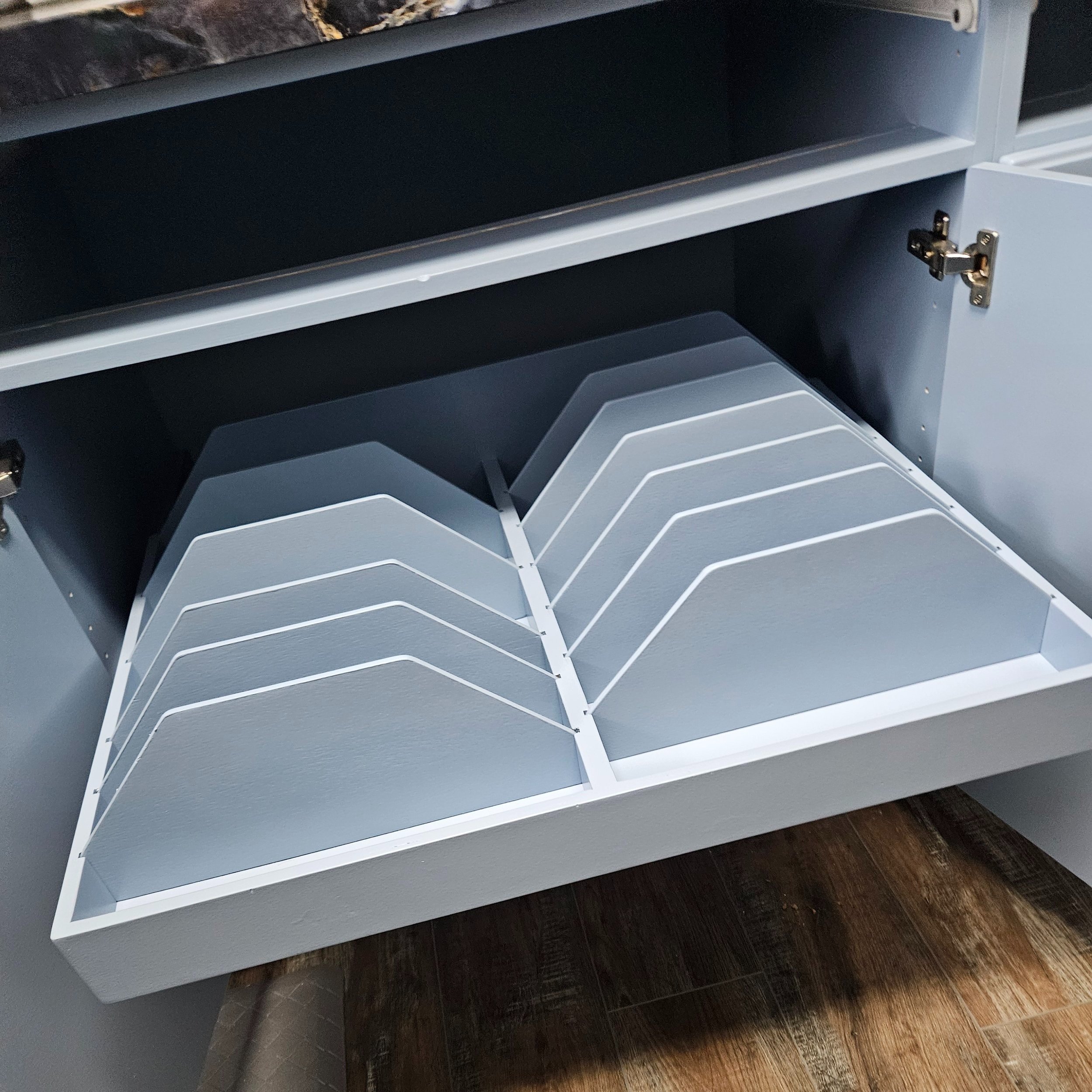 custom drawers, custom shelves, cabinet painting
