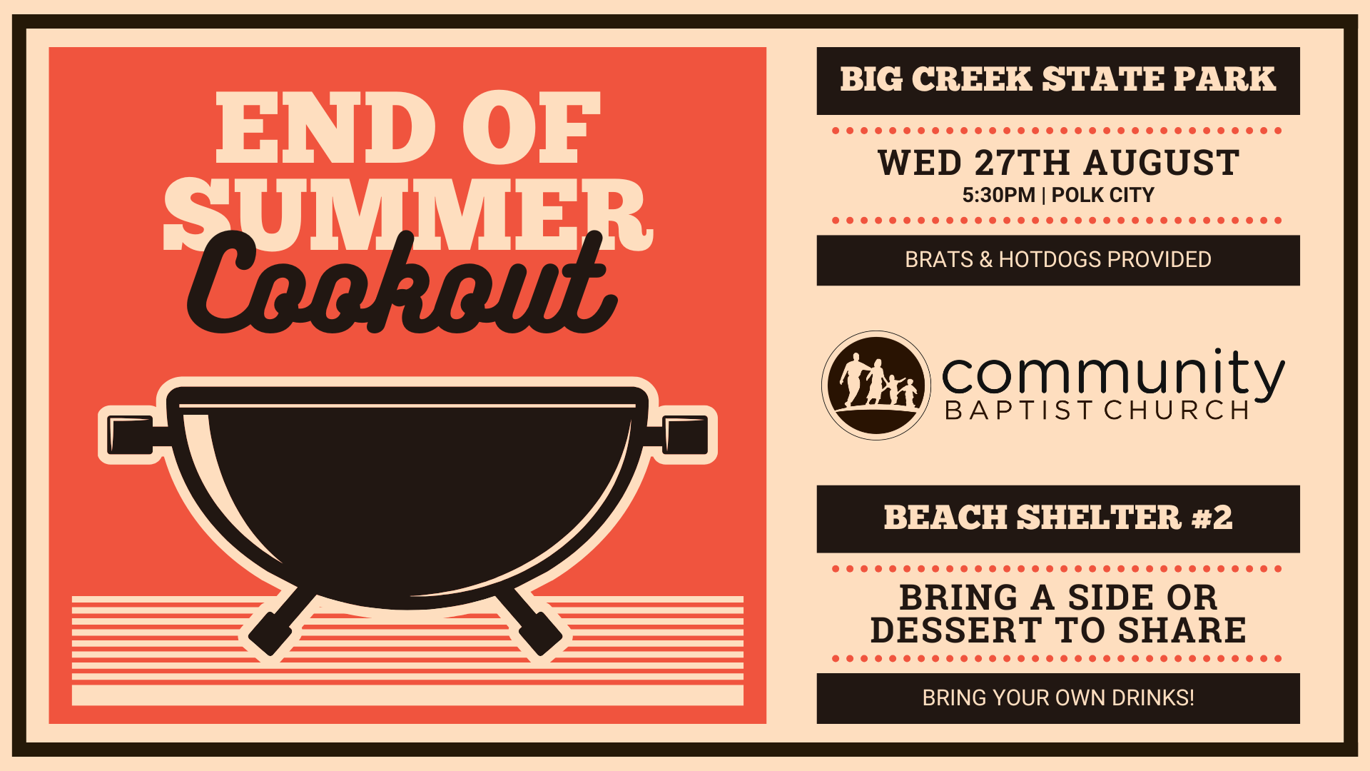 End of Summer Cookout