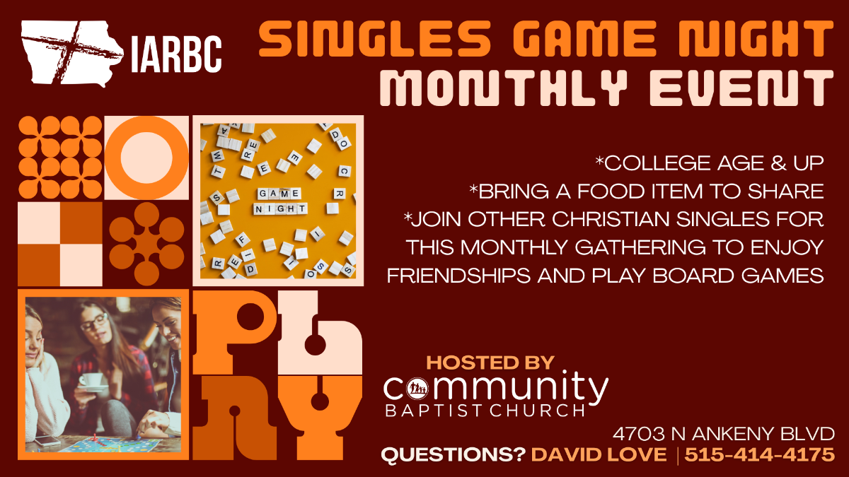 IARBC Singles Game Night
