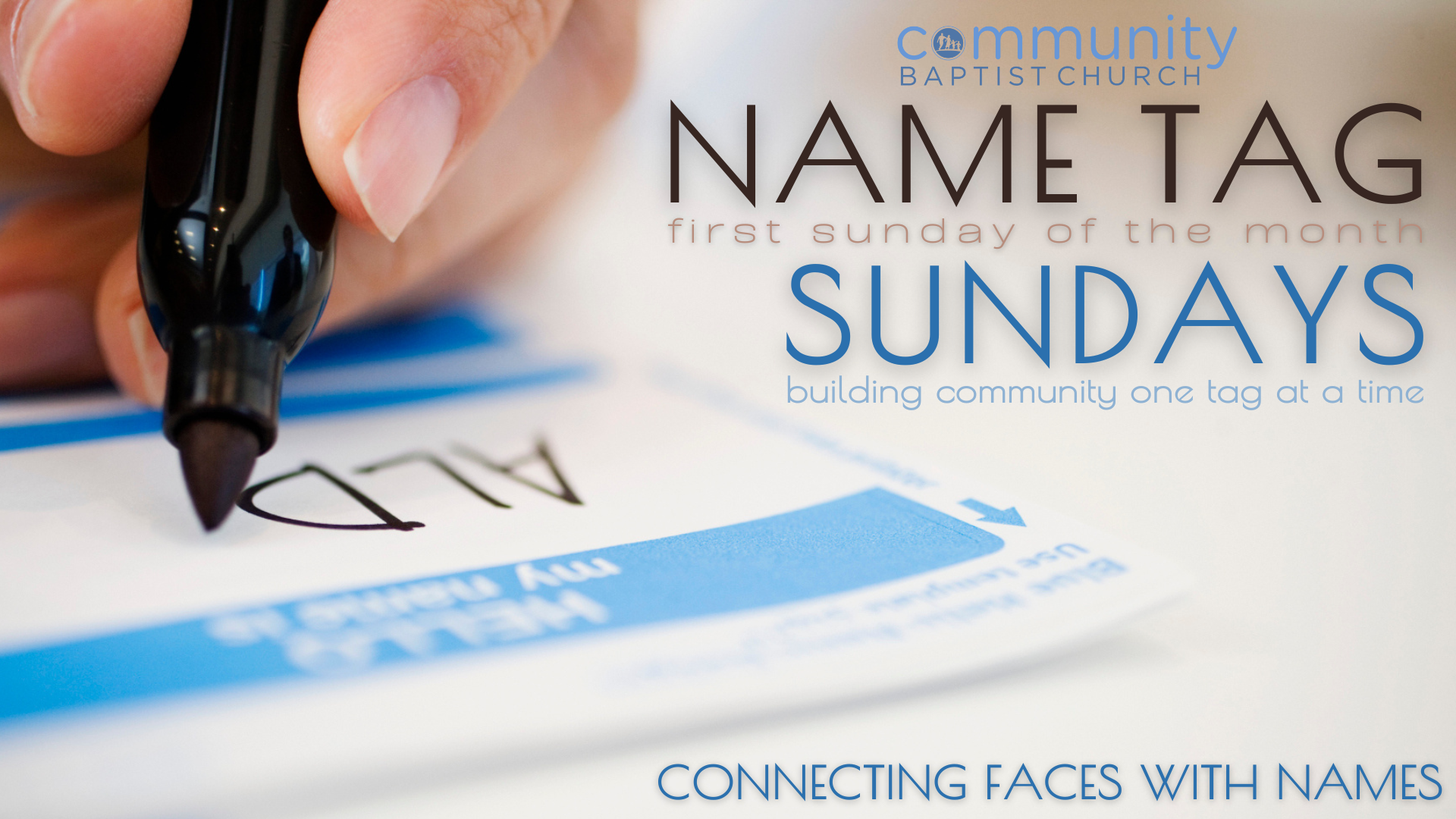 Name Tag Sunday