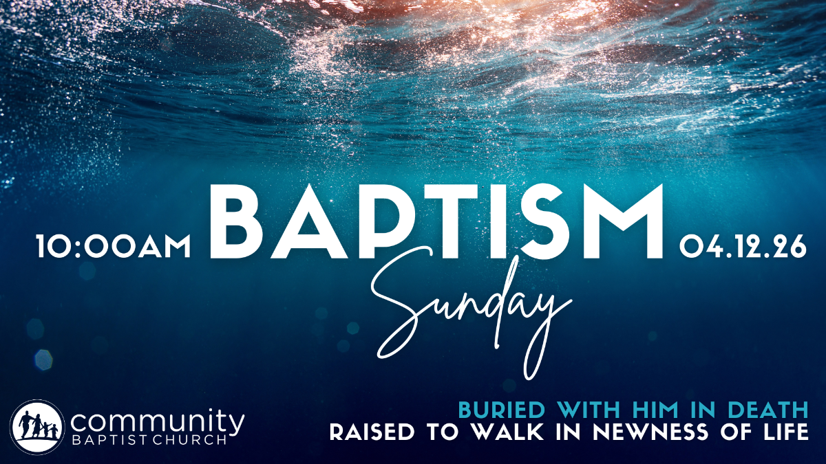 Baptism Sunday
