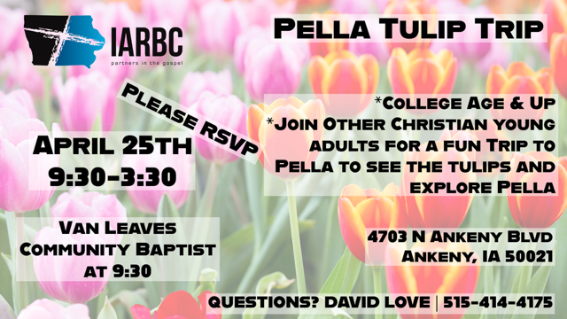 Pella Tulip Trip