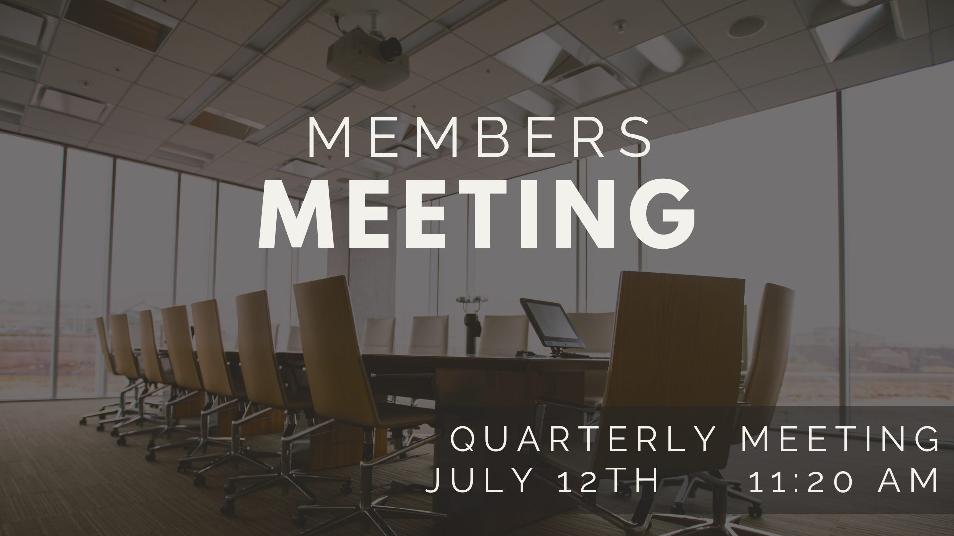 Members Meeting