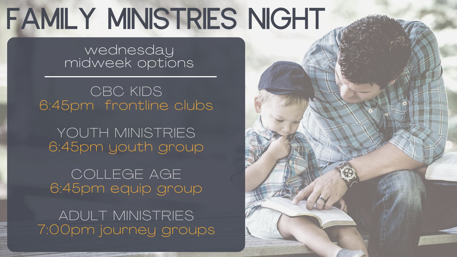 Family Ministries Night