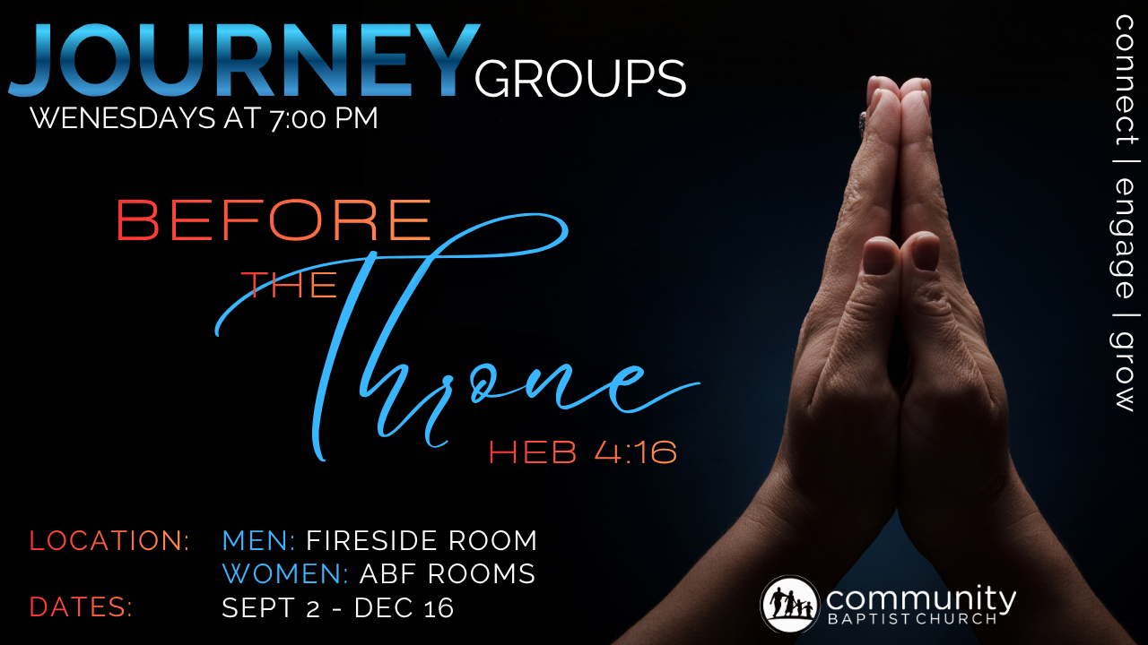 Journey Groups - Before the Throne