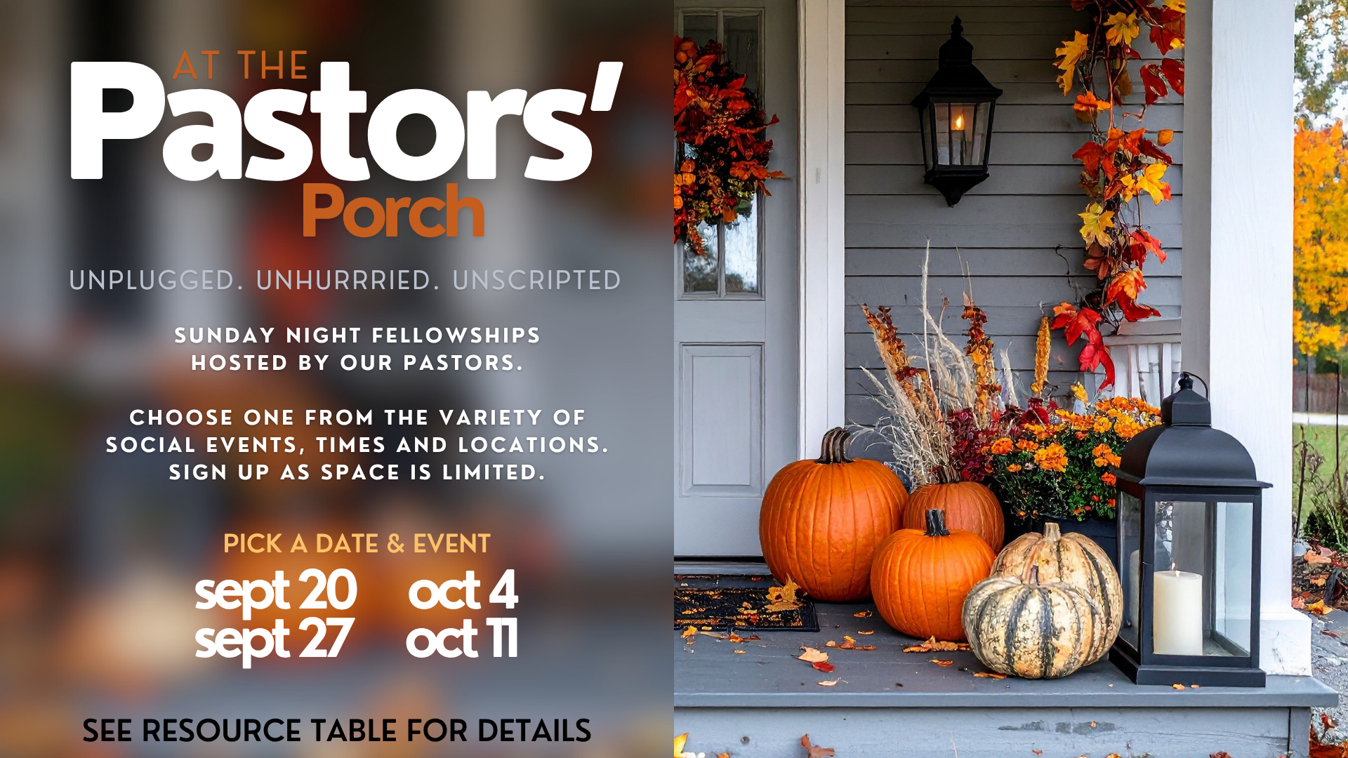 Pastor's Porch