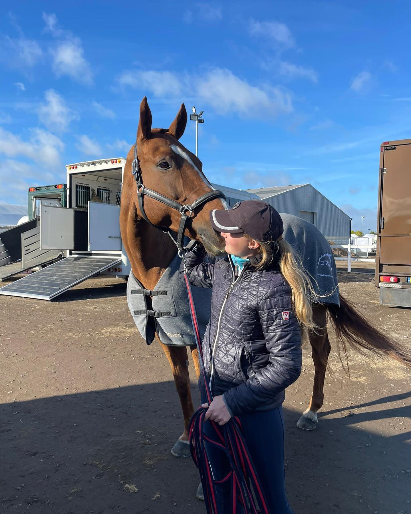 Had a fantastic ride on Goose at the Petplan Championships. We came 6th in a quality feild in the Advanced Medium Silver section with a really good clean test. Just the smallest or margins between the top scores. I don&rsquo;t think that there is ano