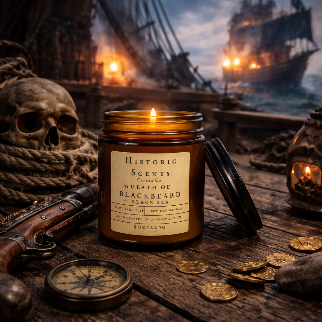 Death of Blackbeard 8oz Candle