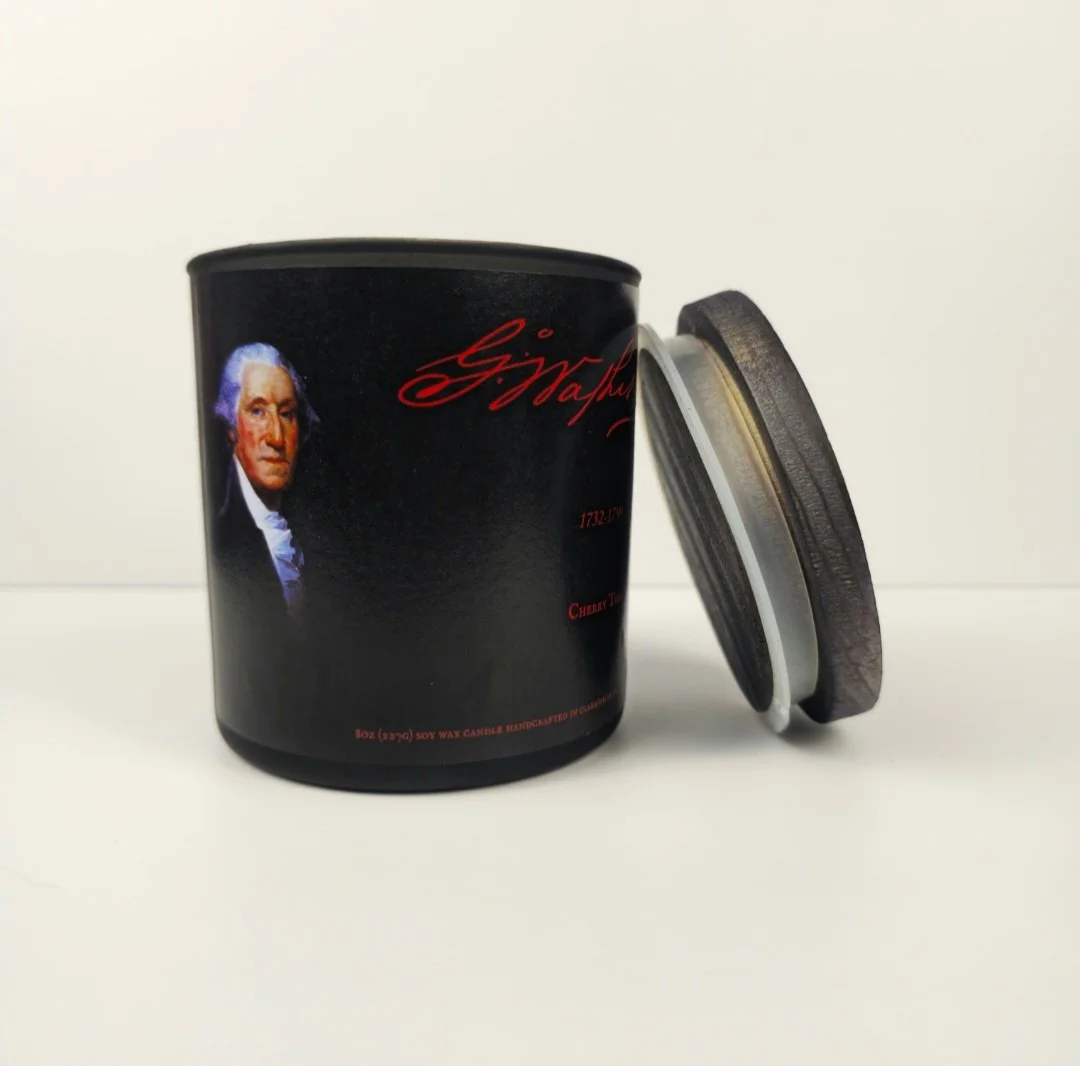 George Washington Cherry Tree Themed 8oz. Scented Candle