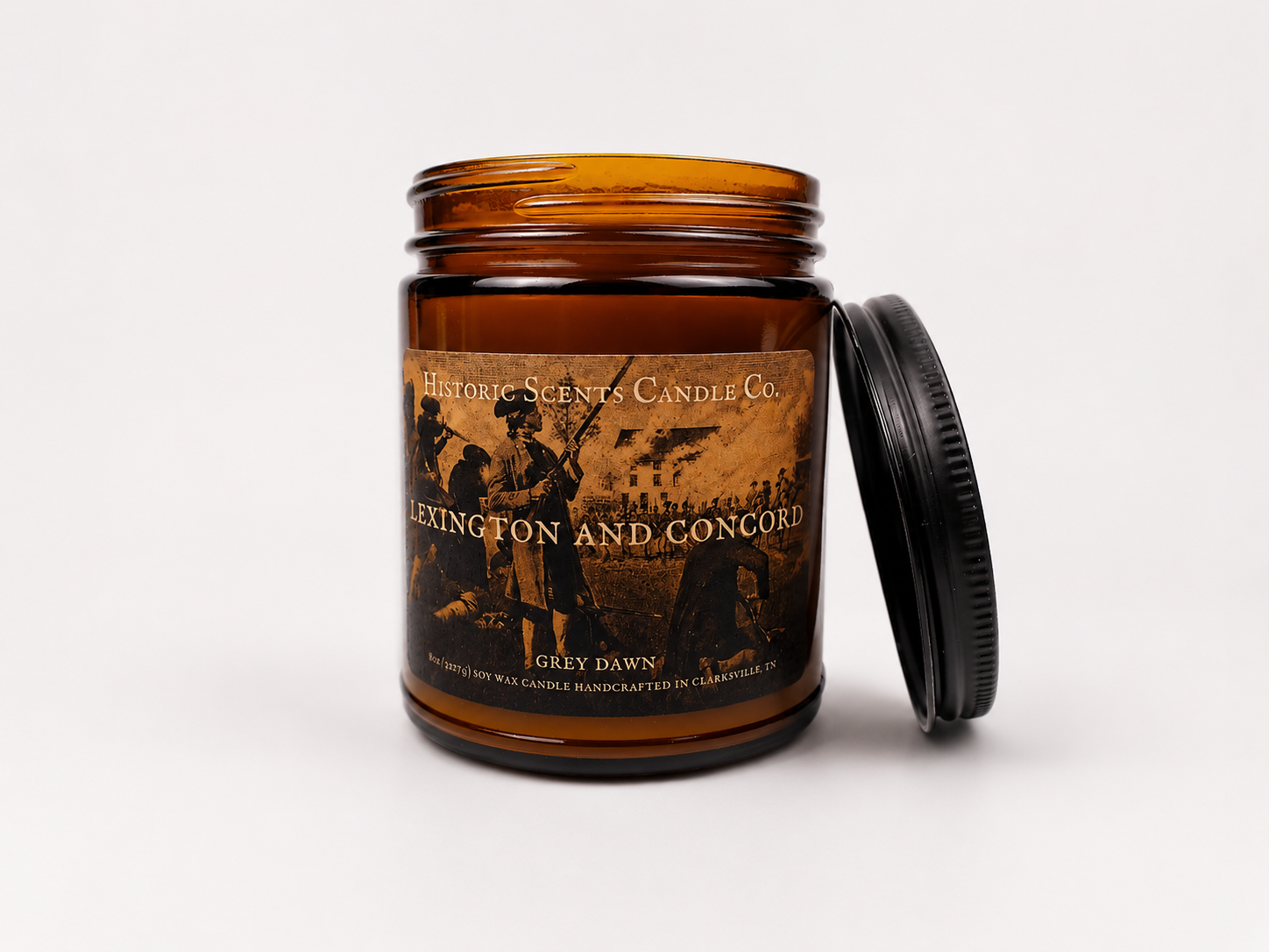Lexington And Concord Grey Dawn 8oz. Scented Candle
