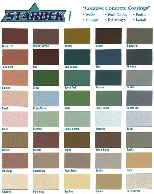 Single Color Coating — Stardek - The Original Decorative Concrete ...