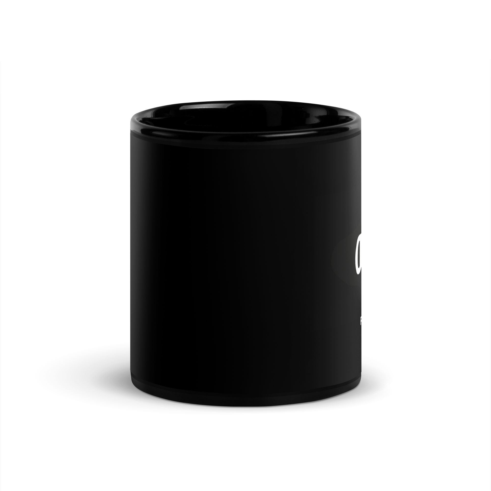 Welela Black Glossy Mug