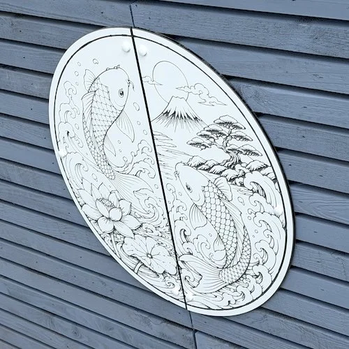 koi sign for doors