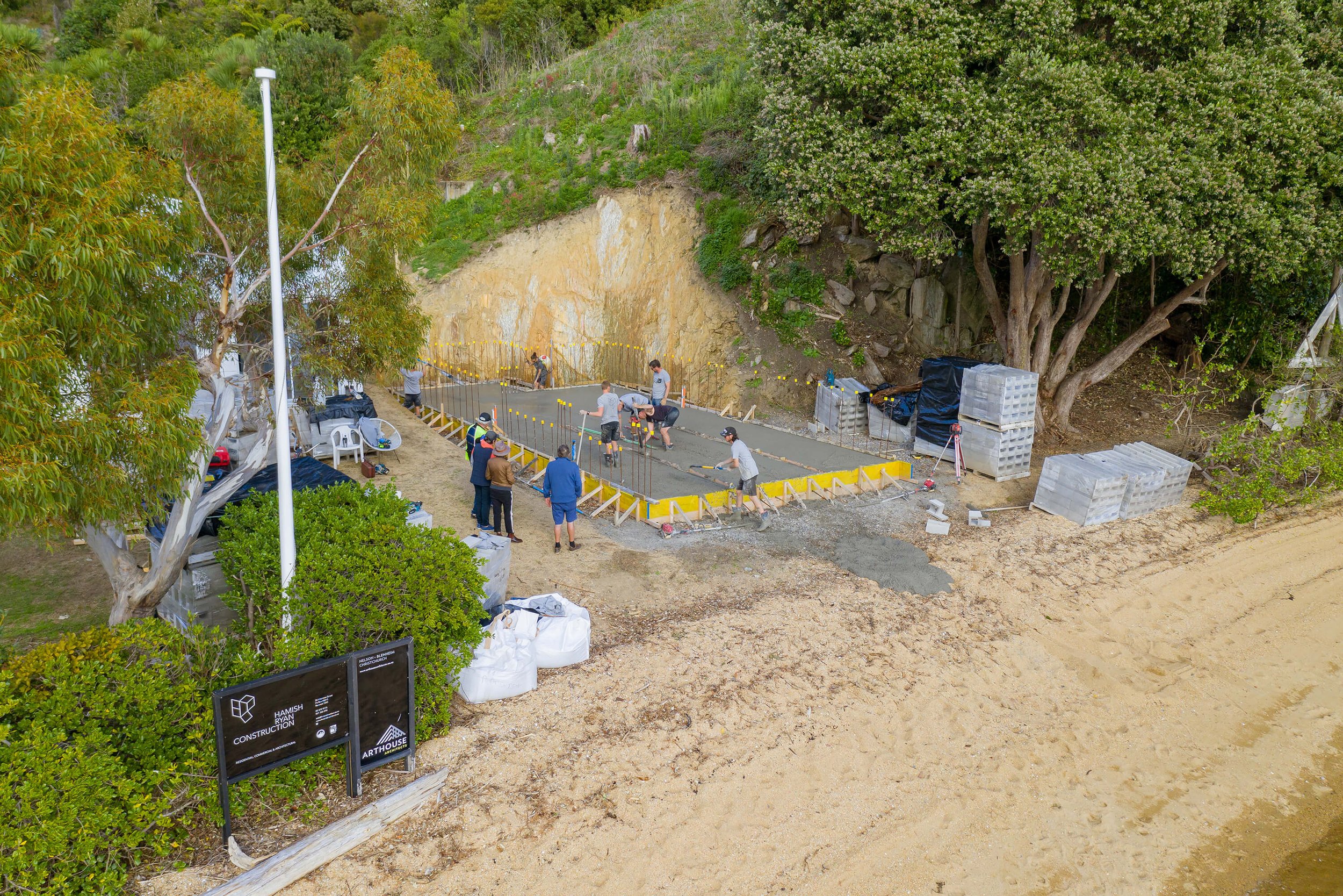 Longbeach Boatshed | Projects | HR Construction