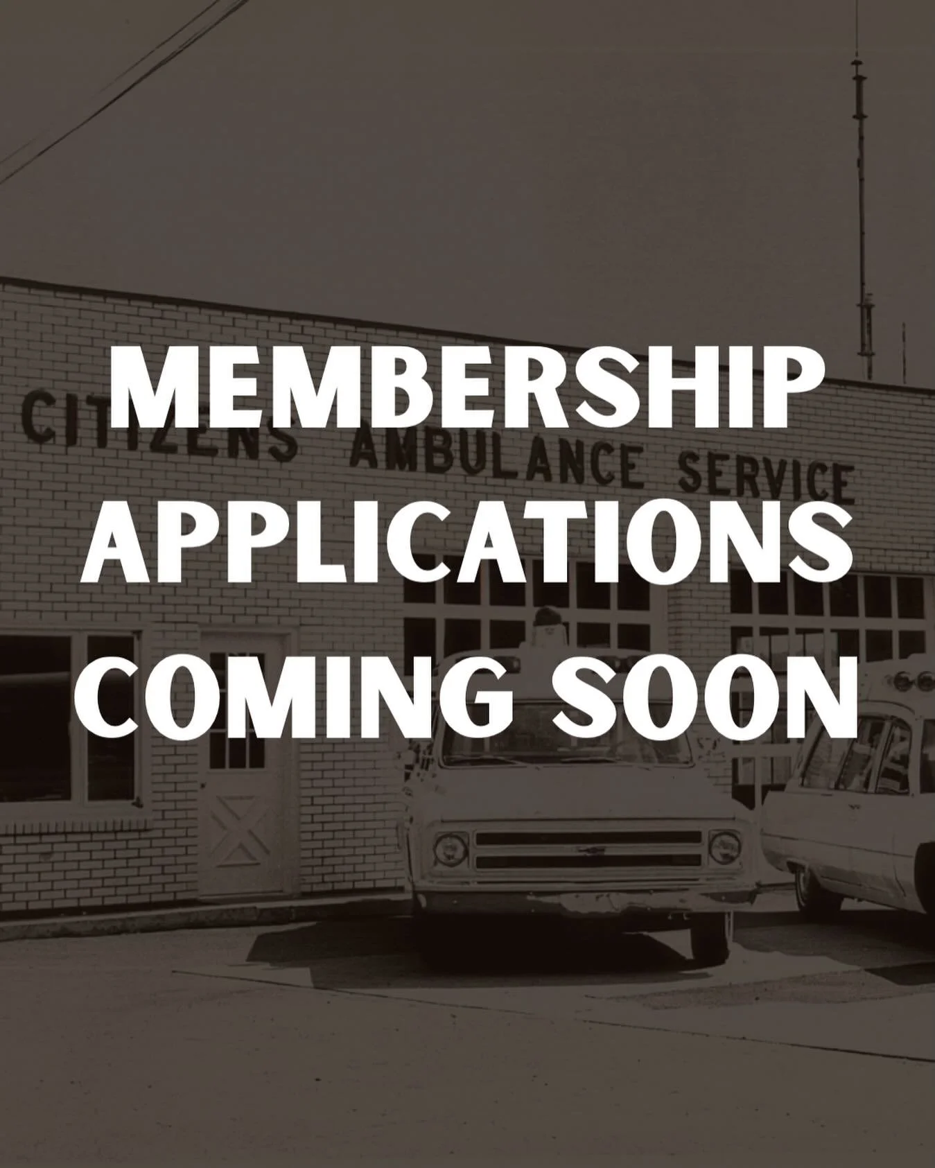 Membership applications have been mailed. This year, Citizens&rsquo; Ambulance Service has entered an agreement with White and Armstrong Township and Homer City and Shelocta Borough that gives residents in their area automatic membership enrollment. 