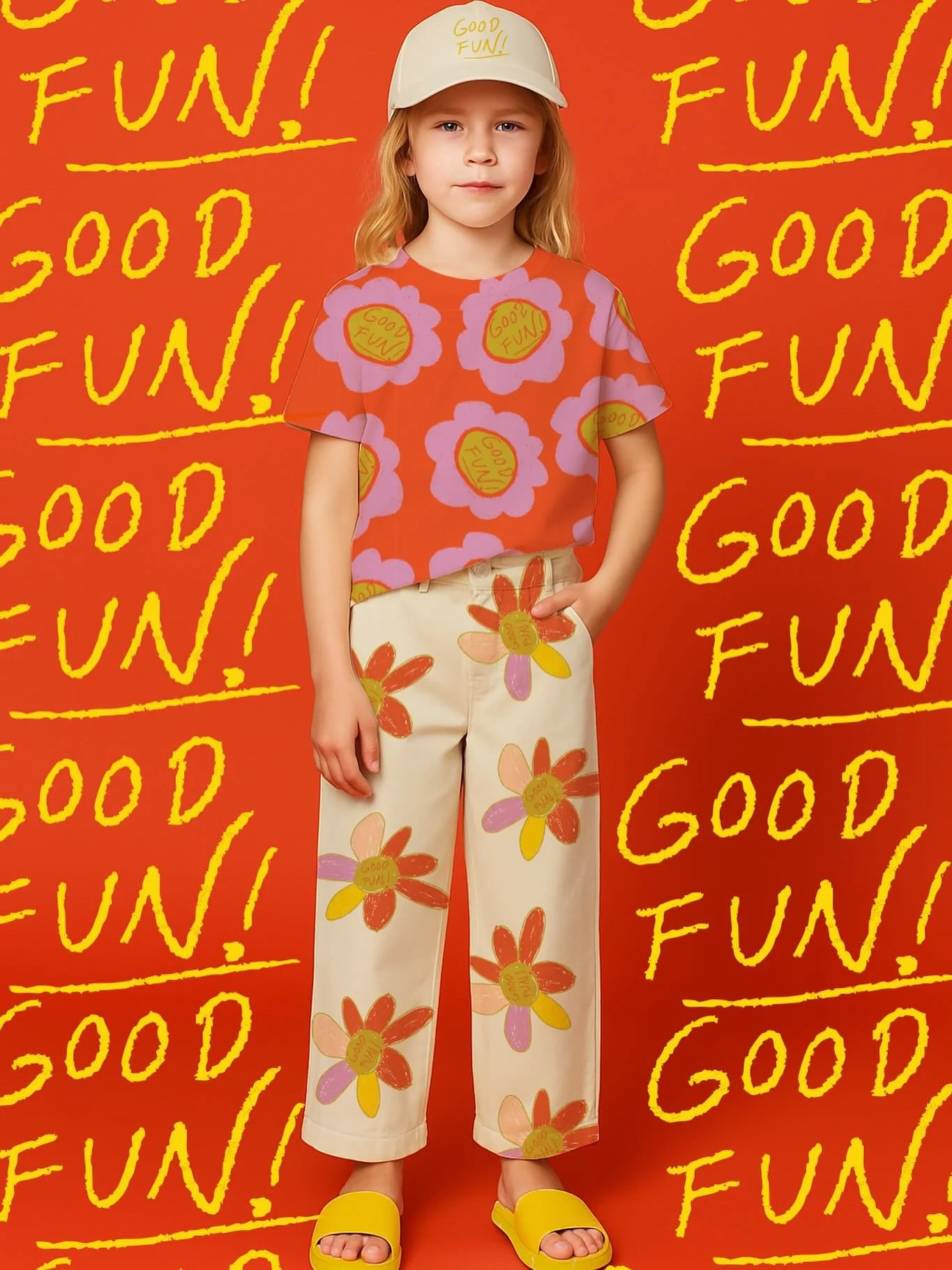 GOOD FUN! The very first drop of our Ready Edit collections. A punchy mix of florals + feel-good graphics designed to bring colour + play into your world.

So what are Ready Edits? 
They&rsquo;re pre-prepared, mini print collections available to buy 