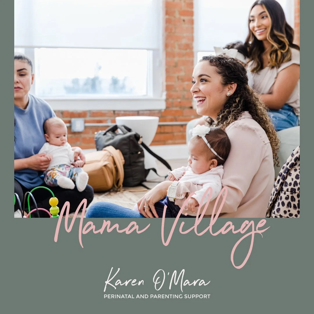 A 4-week Mama Village mothers group program designed by Clinical Social Worker Karen O&rsquo;Mara, with a focus on matrescence (the transition to motherhood), mental health, good enough mothering and relationships.

There is no set age range for babi