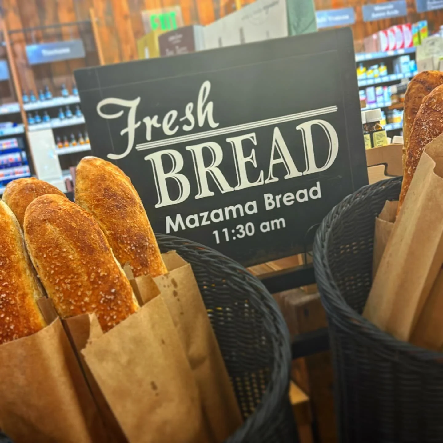Baguettes are in!!! Come grab your special Sunday Mazama baguette!!