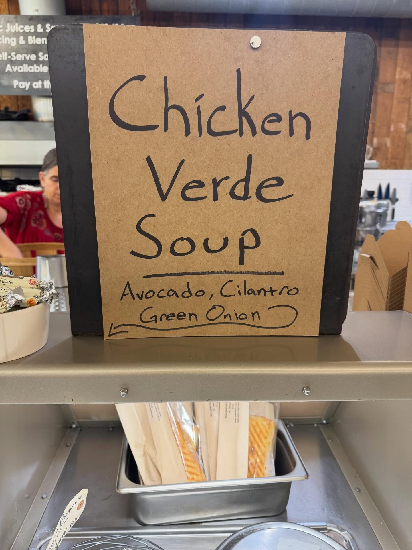 Soup and hot sandwiches for Saturday