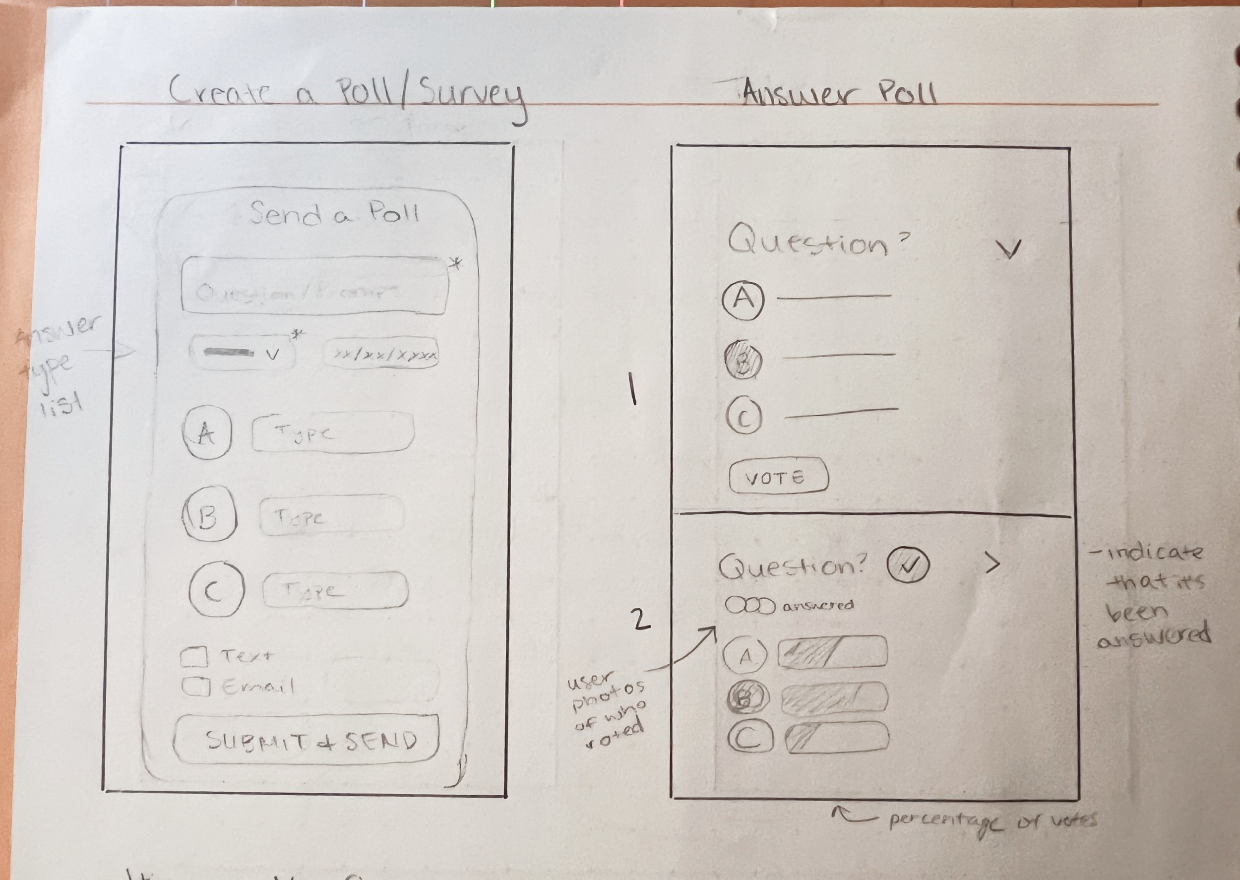 Original Sketch: Create a Poll