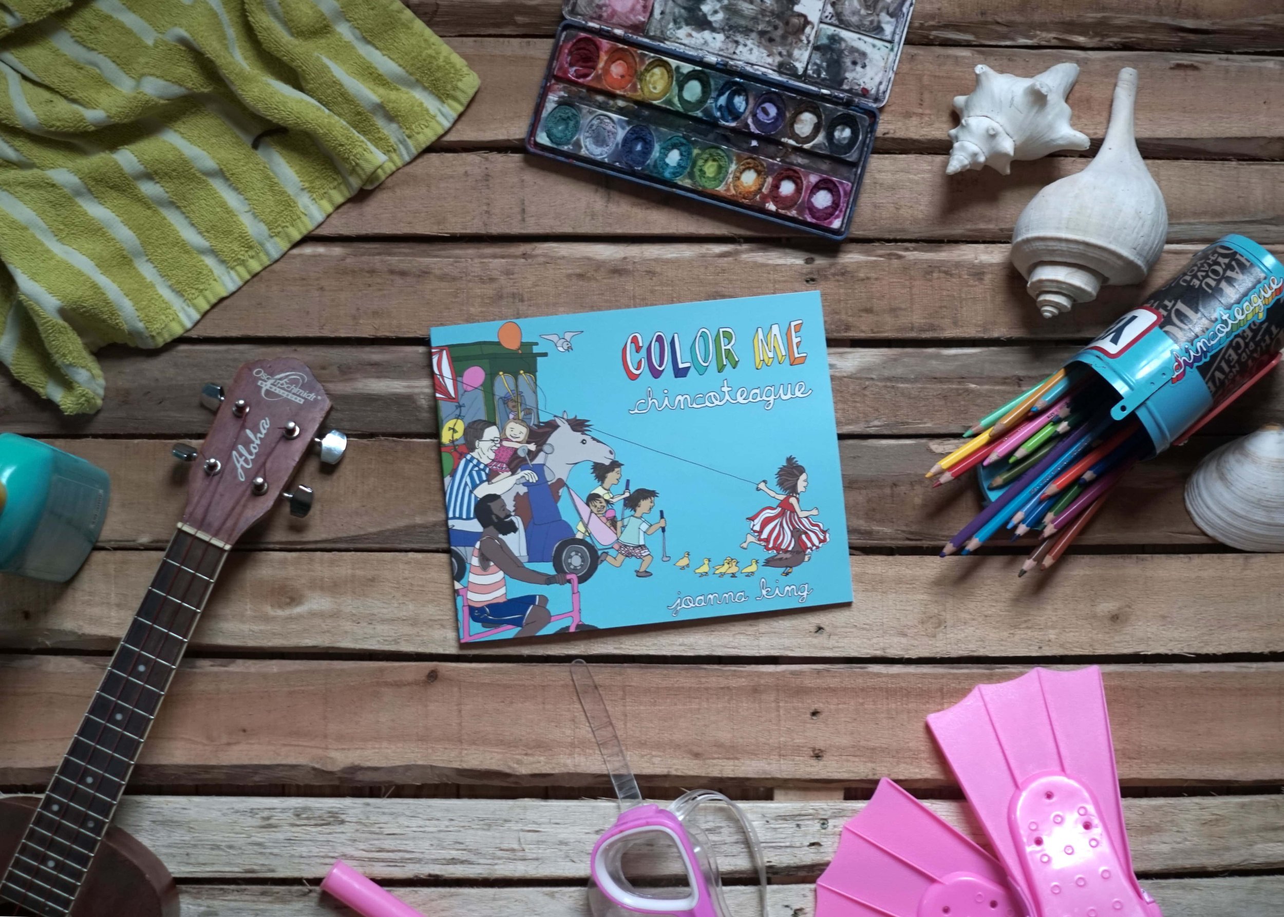 Color Me Chincoteague coloring book