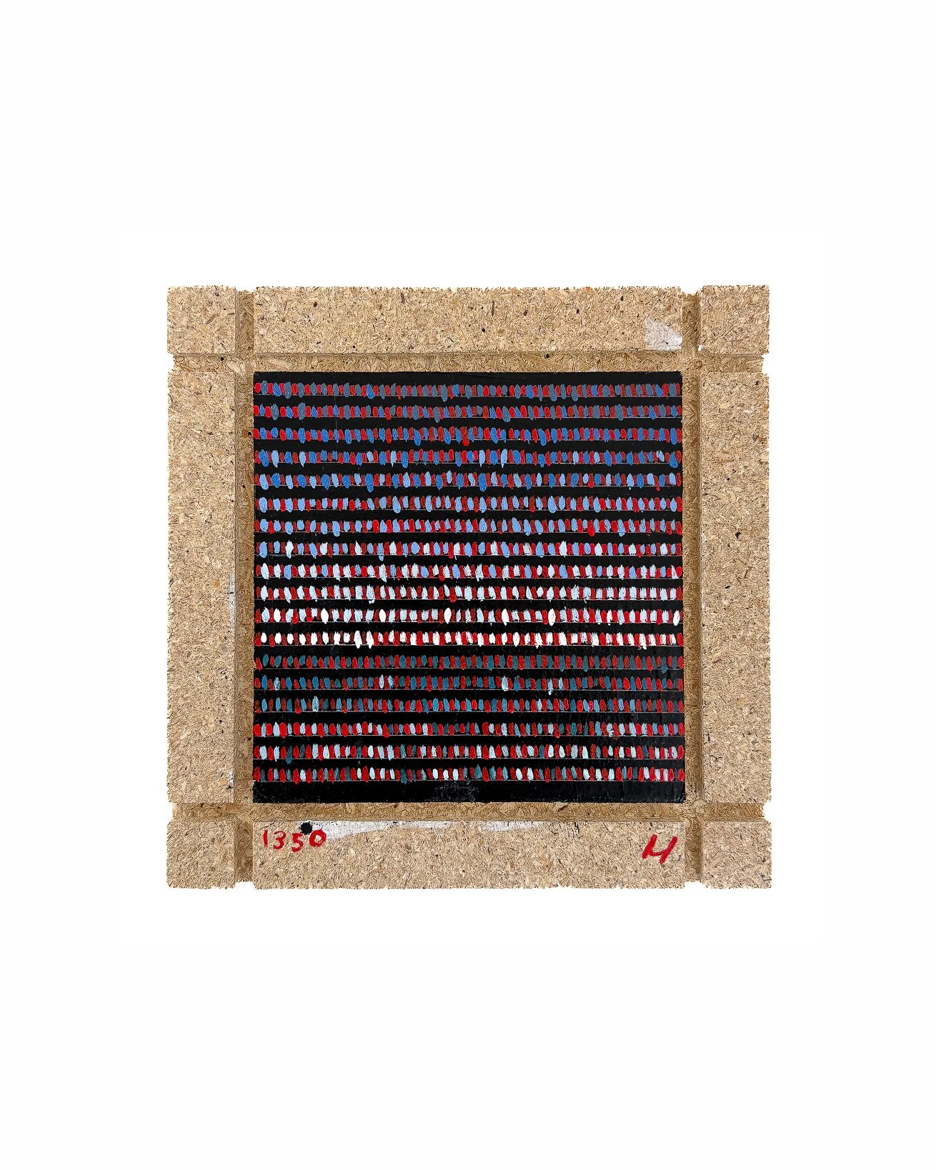 Ocean, (1350), 2026
Oil, Ink on MDF
8  x  8  in.