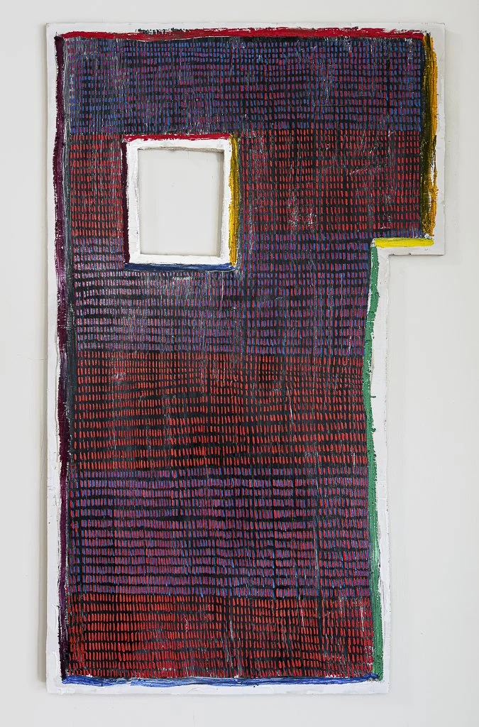 Untitled (hole), 2026
Oil, Ink on Wood
24  x  40 1/4  in.