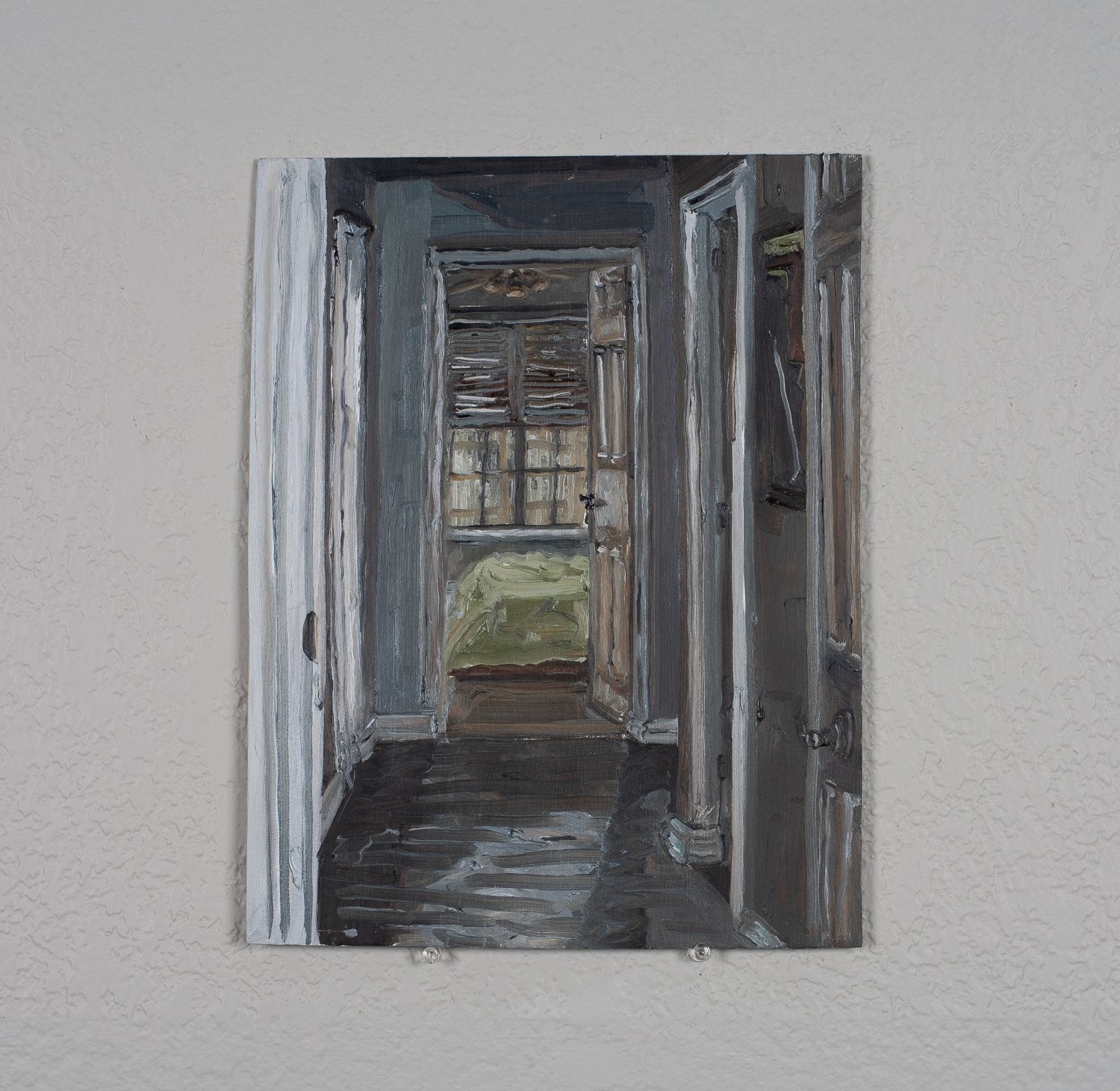 Hallway, 2024
Oil on Panel
10 x 13 inches