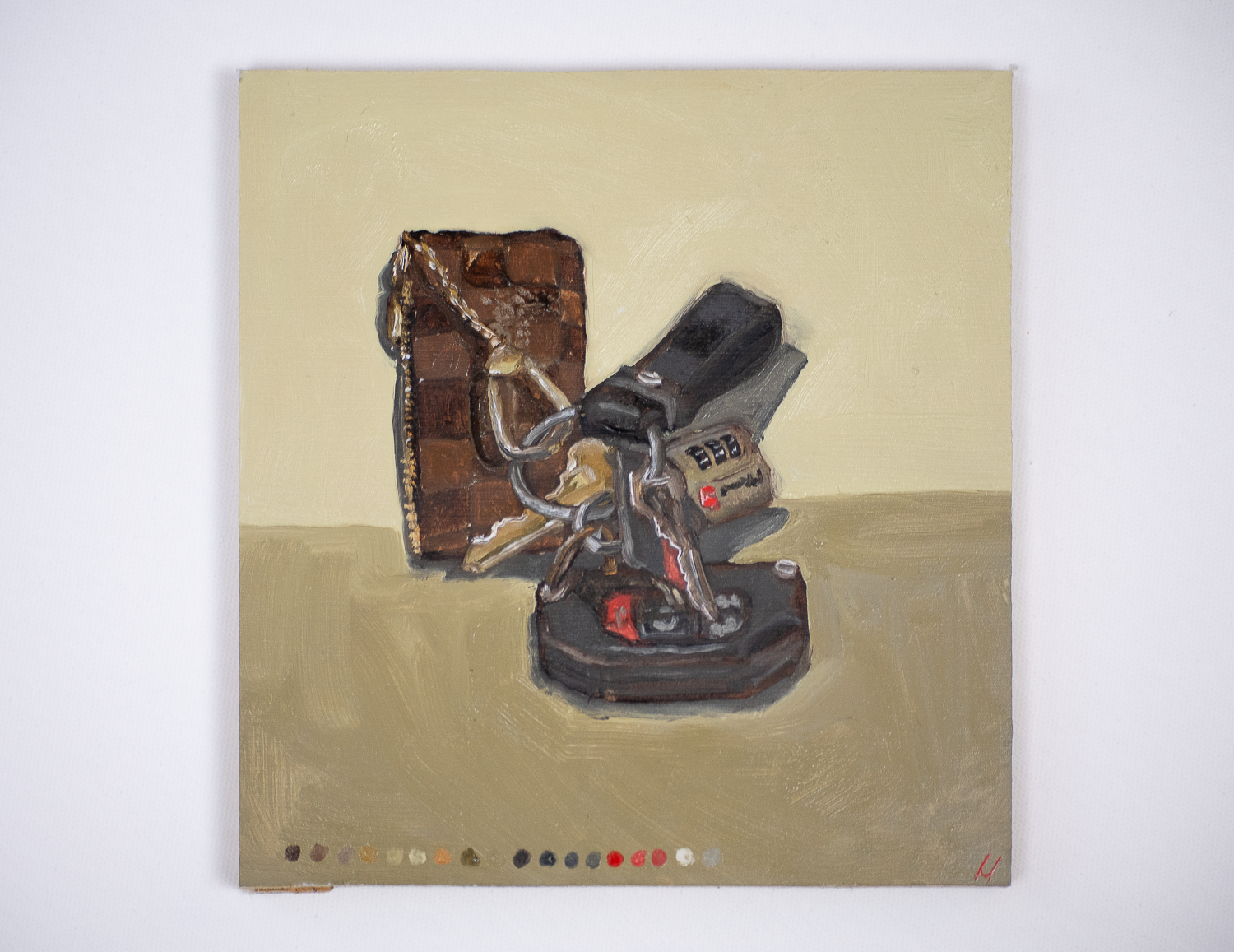 Keys, 2024
Oil on Panel
7 x 7 1/4 inches