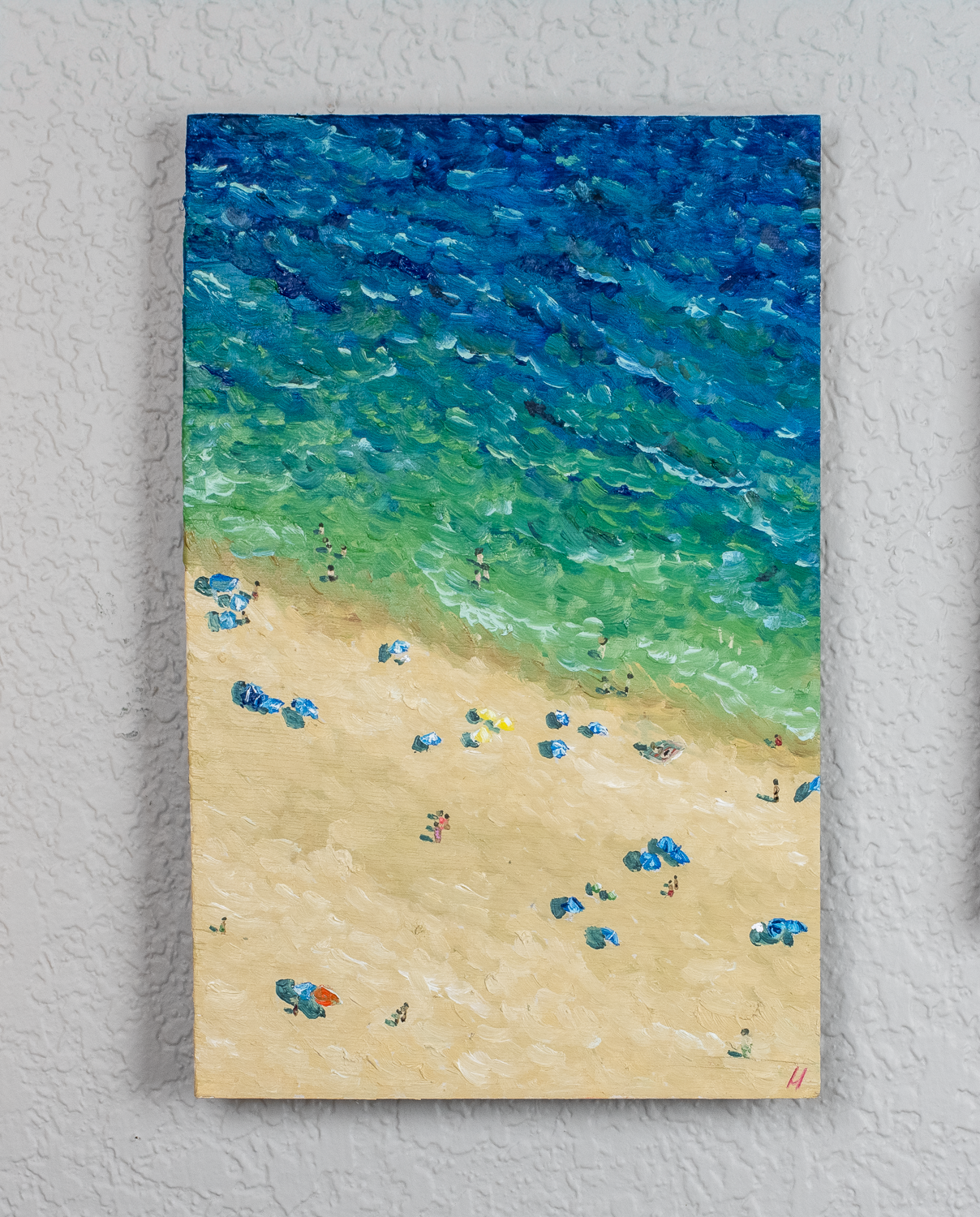 Beach No. 1, 2024
Oil on Panel
7 1/2 x 12 inches