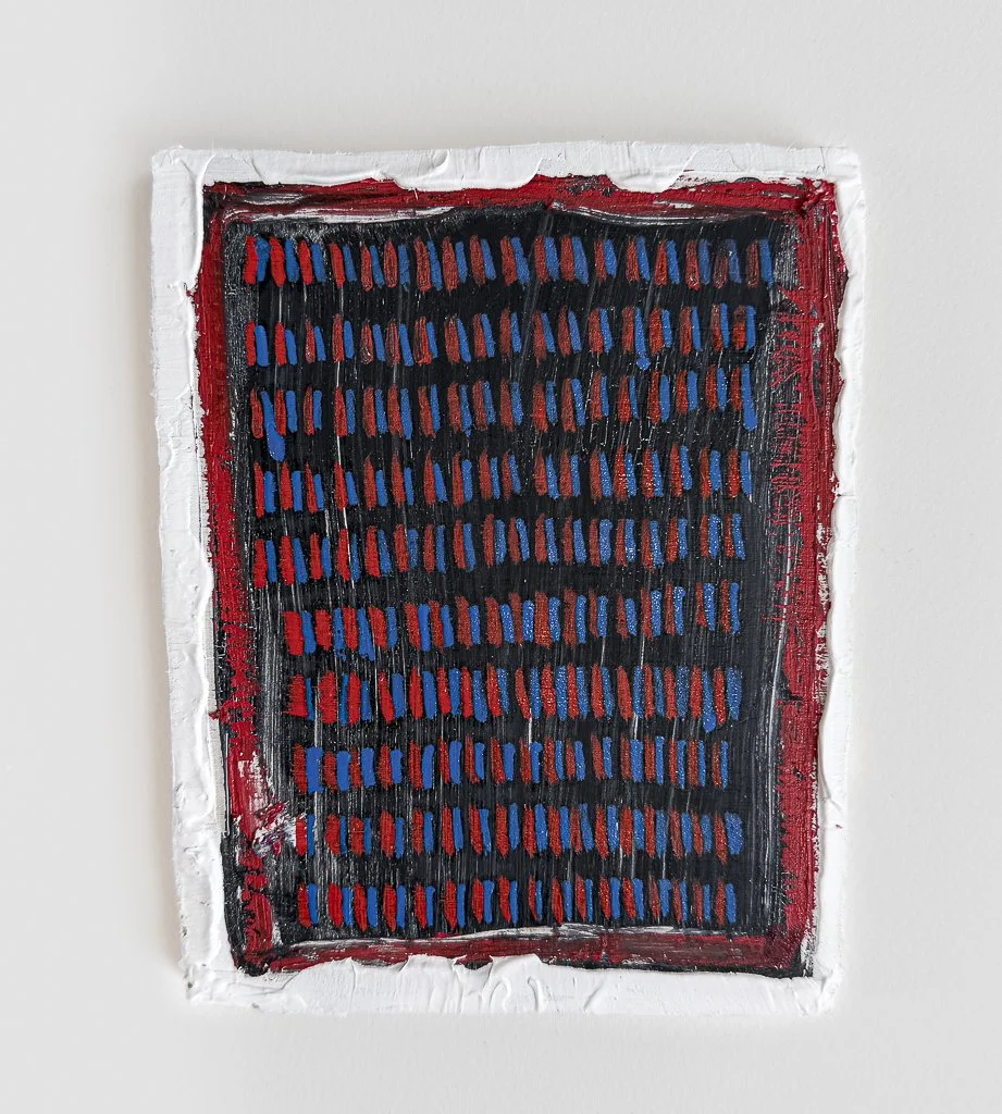 Untitled (350), 2026
Oil, Ink on Wood
5  x  6  in.