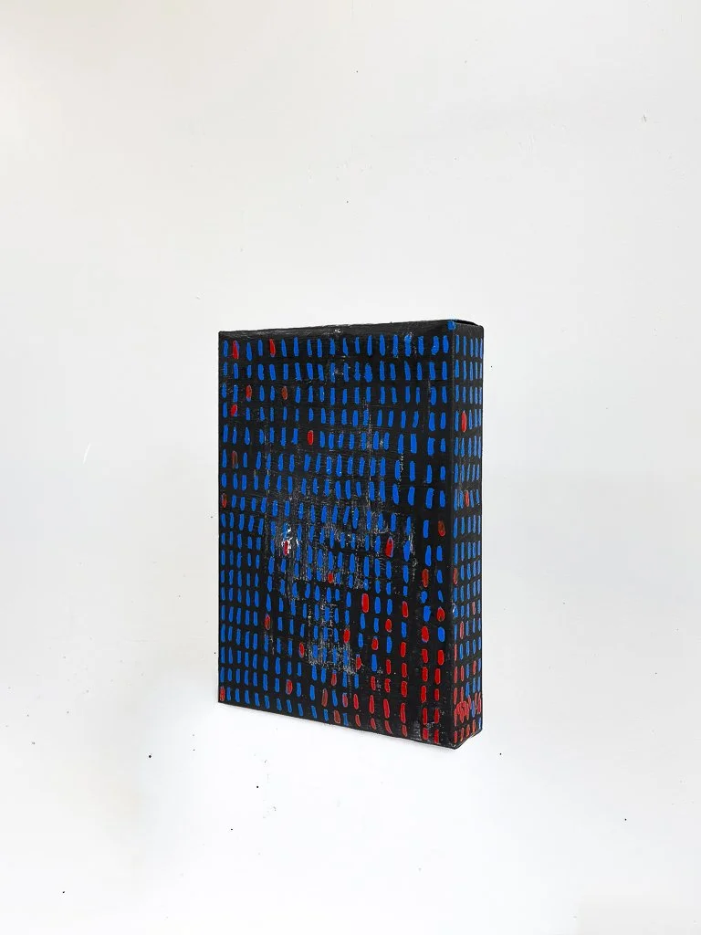 Cereal Box, (#921), 2026
Oil, Ink on Cardboard
7 3/4  x  2  x  11  in.