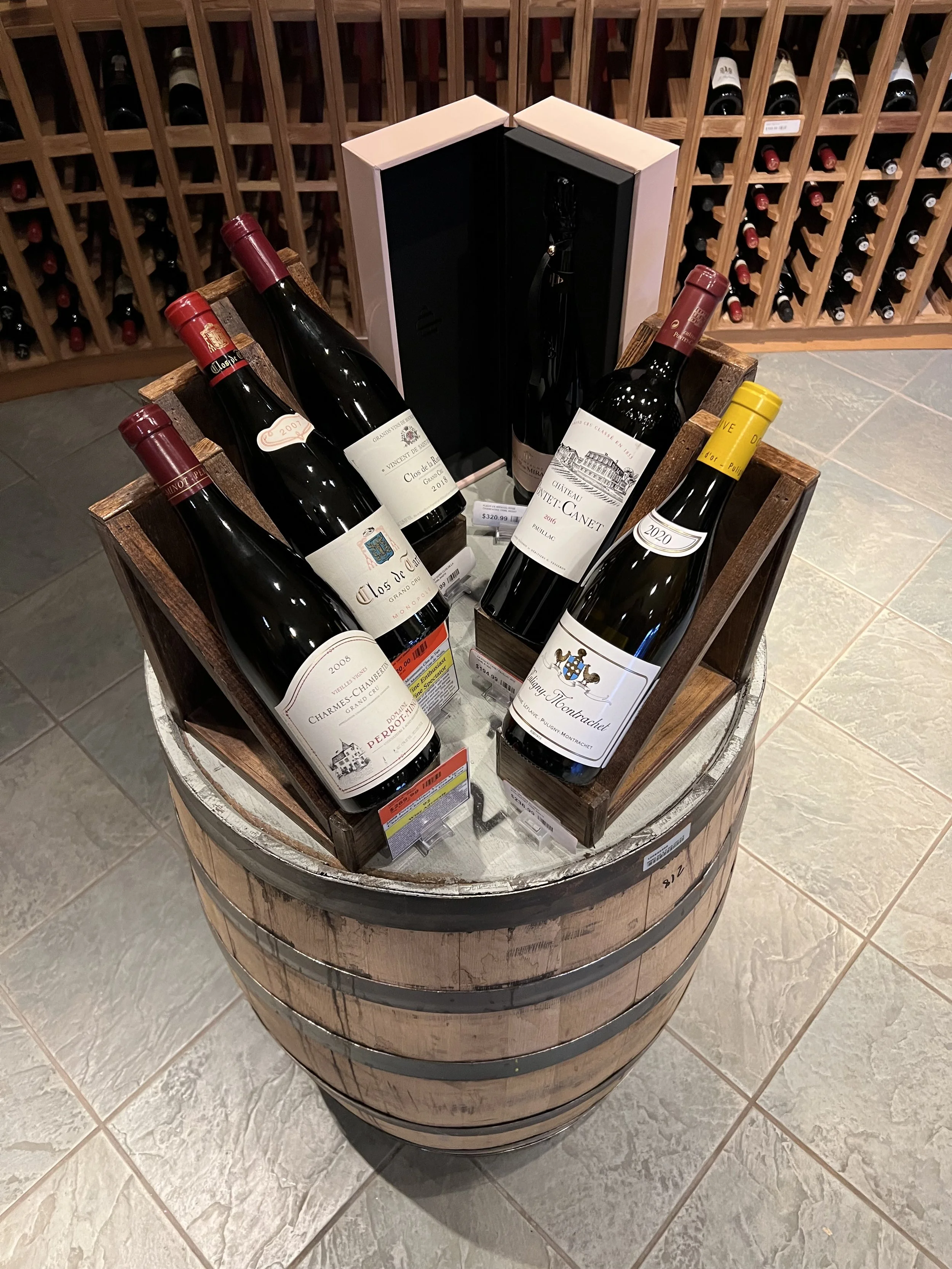 Holiday 2026 - Tasting Options