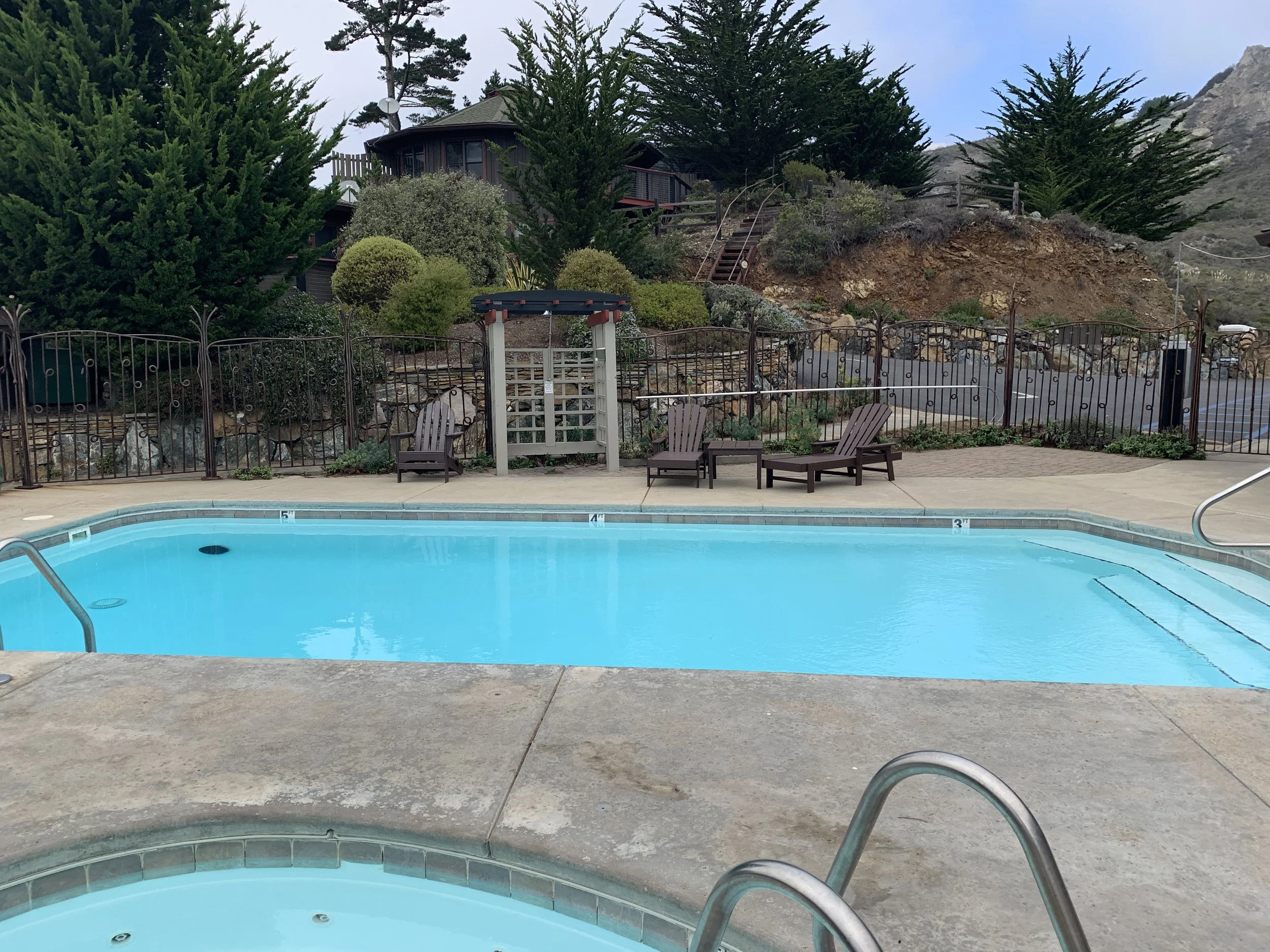 Poolside at Treebones