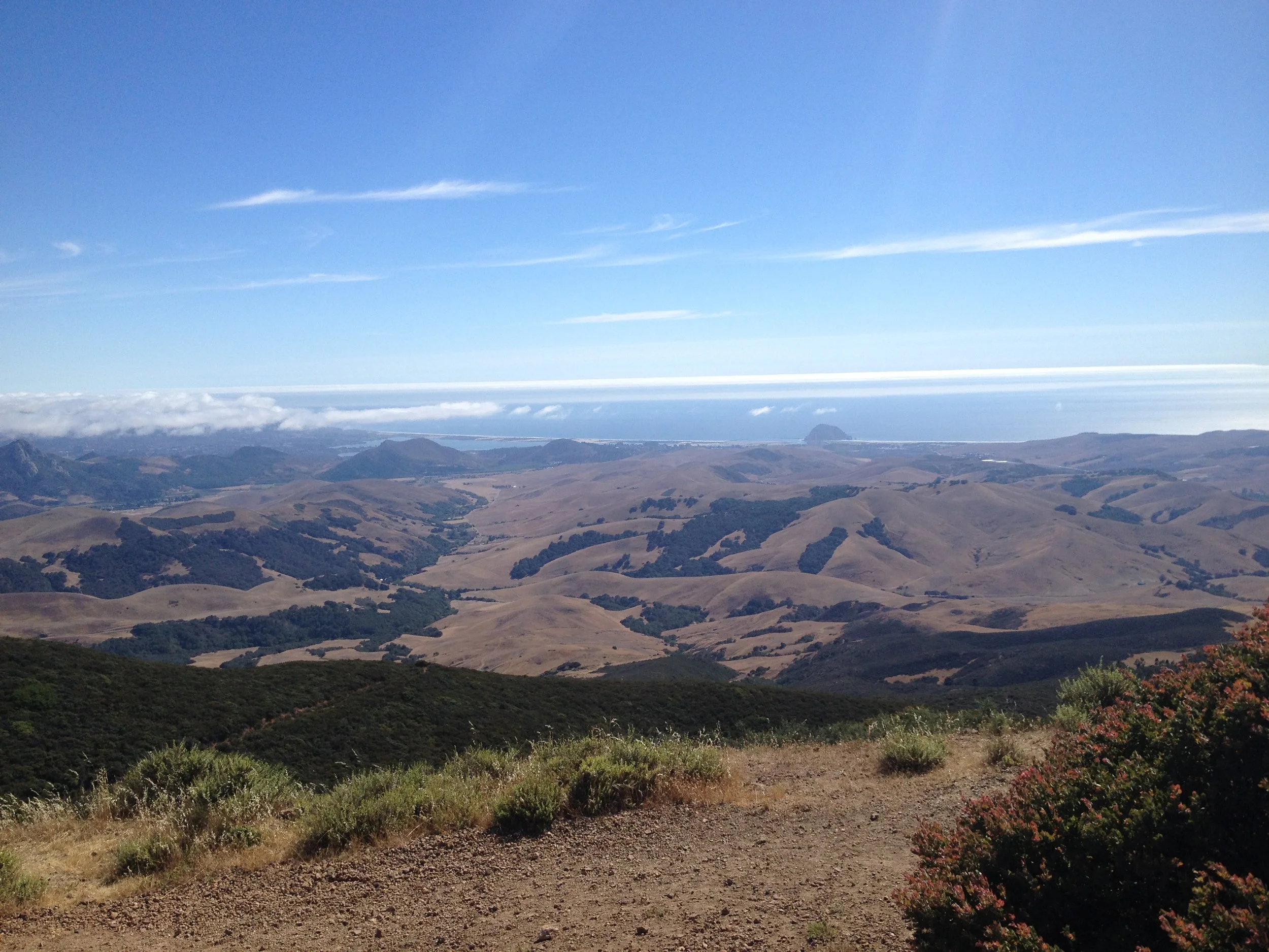 Ocean views from atop Cerro Alto