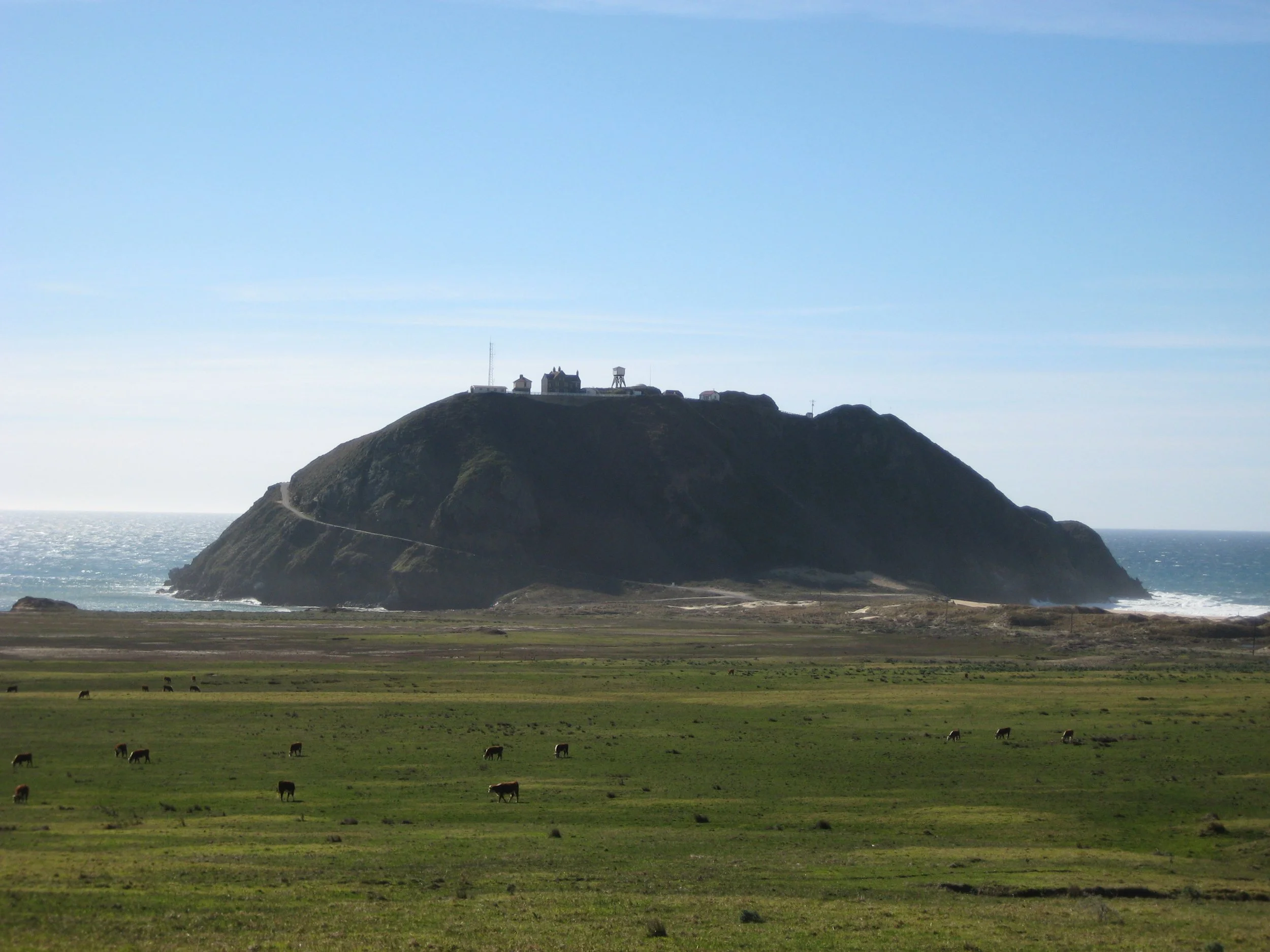 The lighthouse looking other worldly