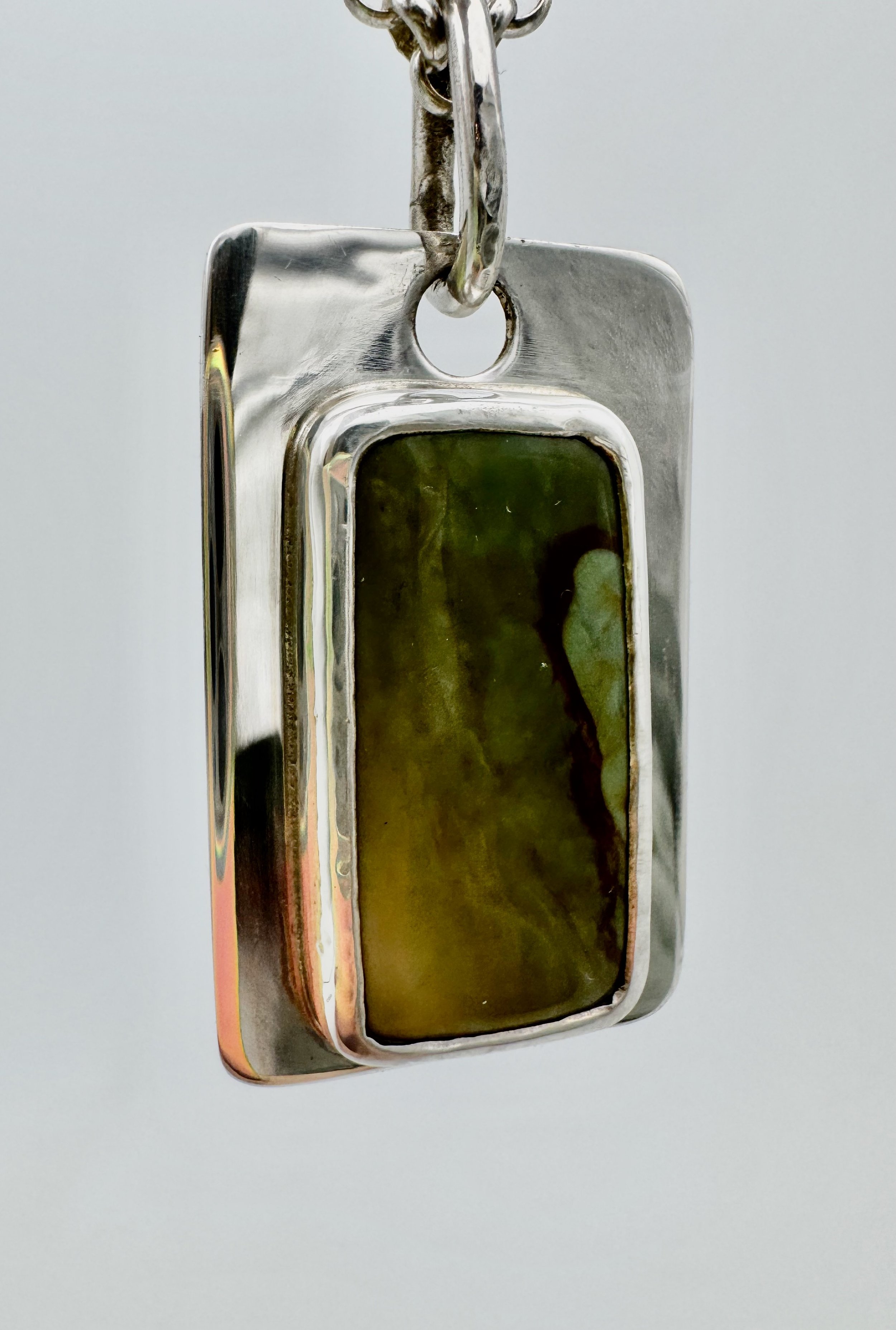 Jasper Silver Necklace