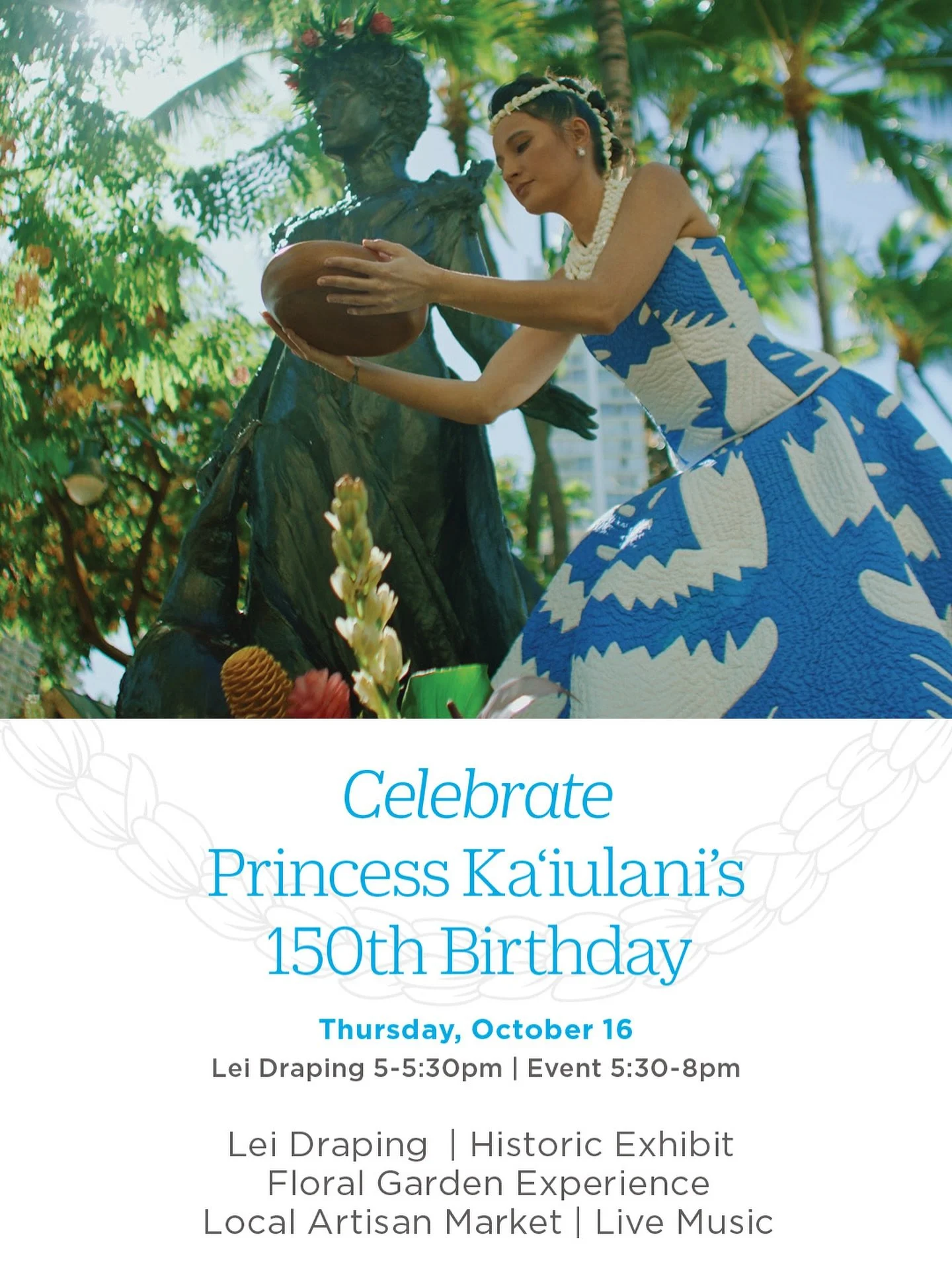 ✨Aloooha Mahaaalo 'Ohana! 🌺

We are very excited to be a part of this special celebration! 

Join us this Thursday (10/16) for an unforgettable evening as the hotel lobby of the @outriggerparadise transforms into a lush &ldquo;Paradise Garden&rdquo;