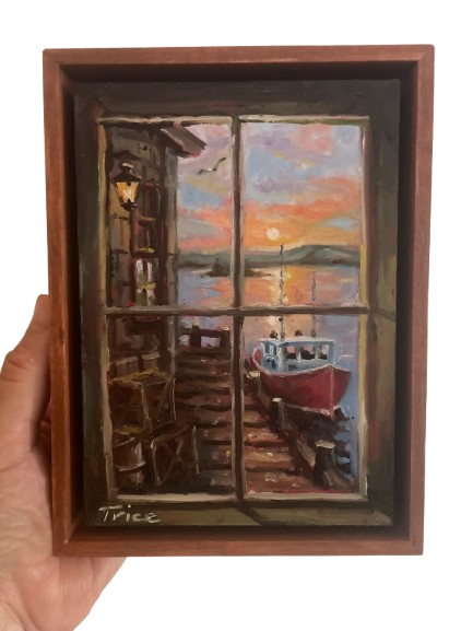 ORIGINAL | “Window” Series #9 2026 | OIL ON PANEL | 6" X 6"