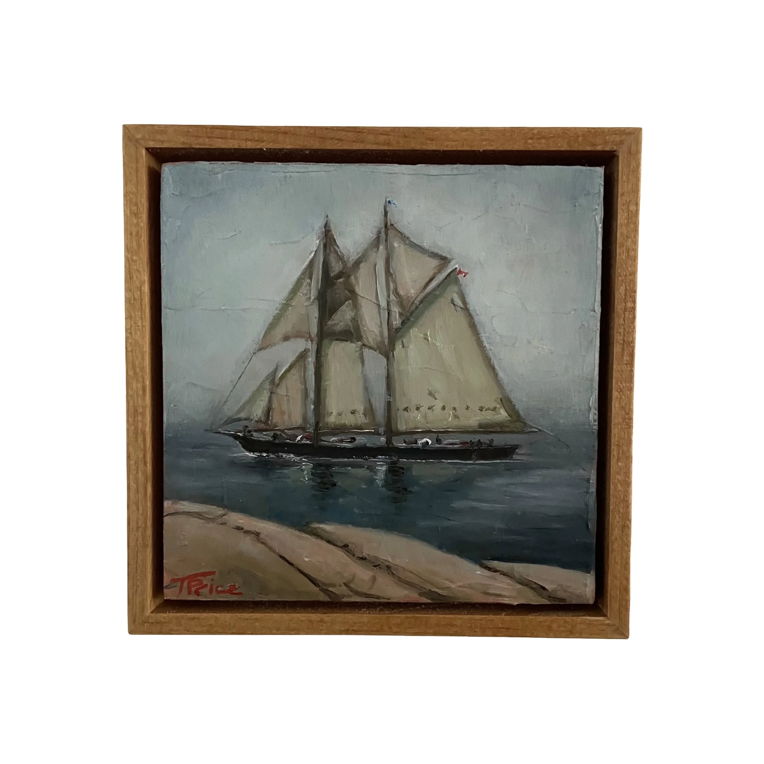 Bluenose II - 6" x 6", 2026 Original Oil, Framed