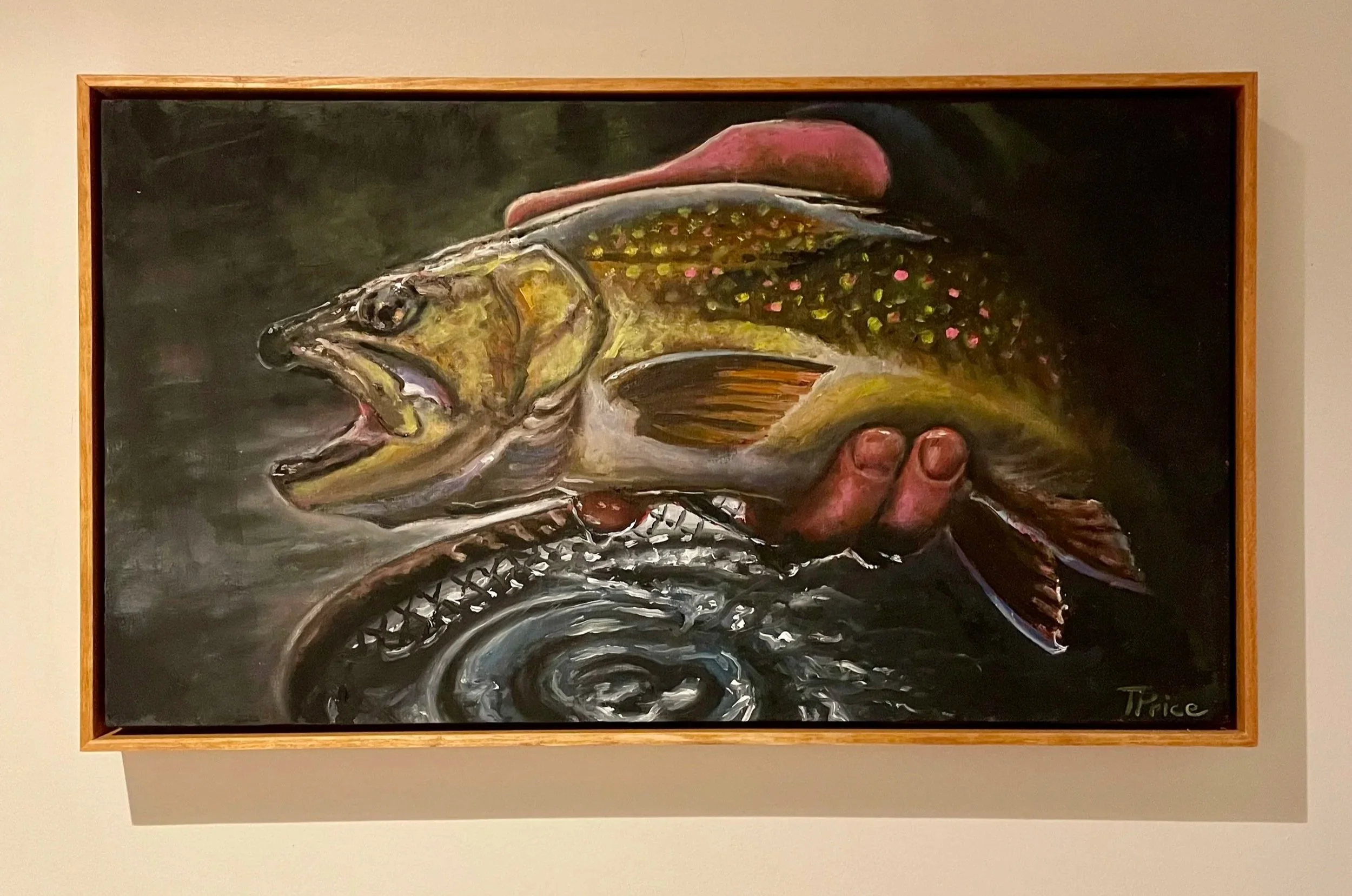 ORIGINAL '26 | Island Brookie | OIL ON PANEL | 22" X 13"