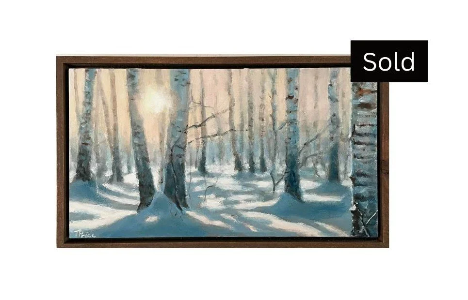 SOLD | Morning Light - 15" x 8", Original Oil, Framed