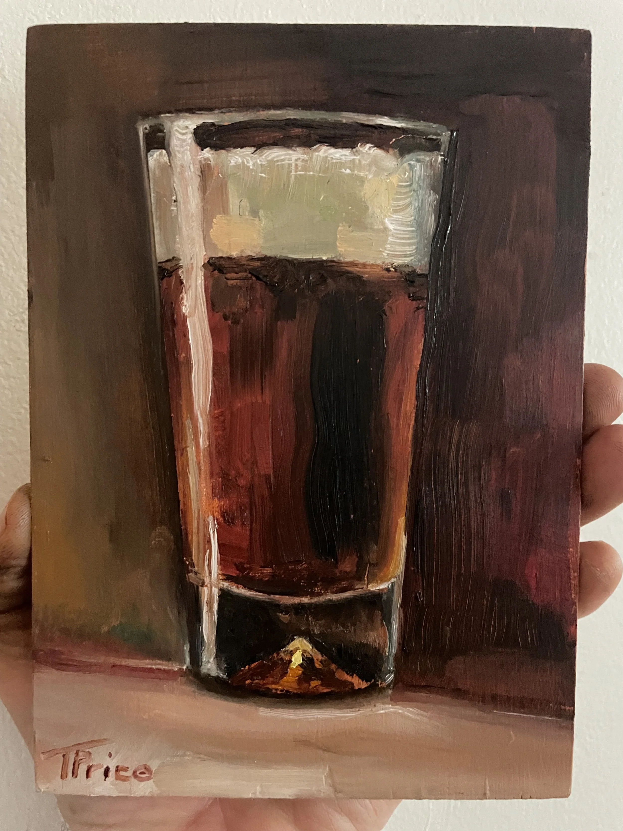 ORIGINAL '26 | Head | OIL ON PANEL | 5" X 7"